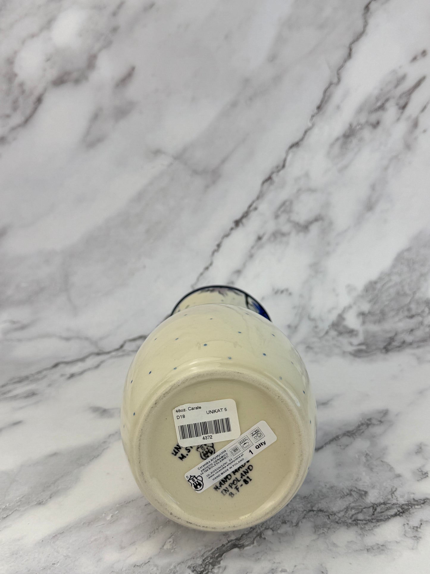 Tall Unikat Carafe - Shape D18 - Pattern U5073