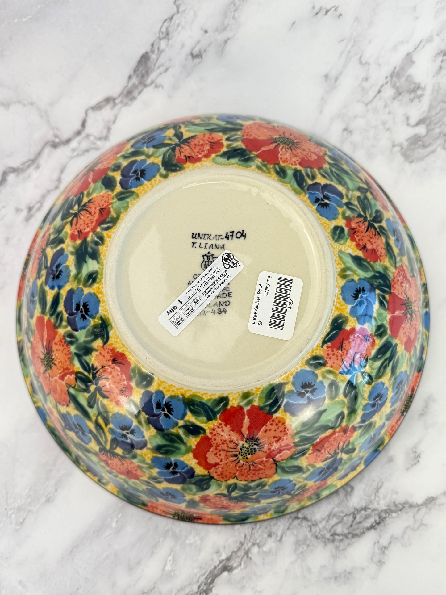 Large Unikat Kitchen / Serving Bowl - Shape 55 Pattern U4704