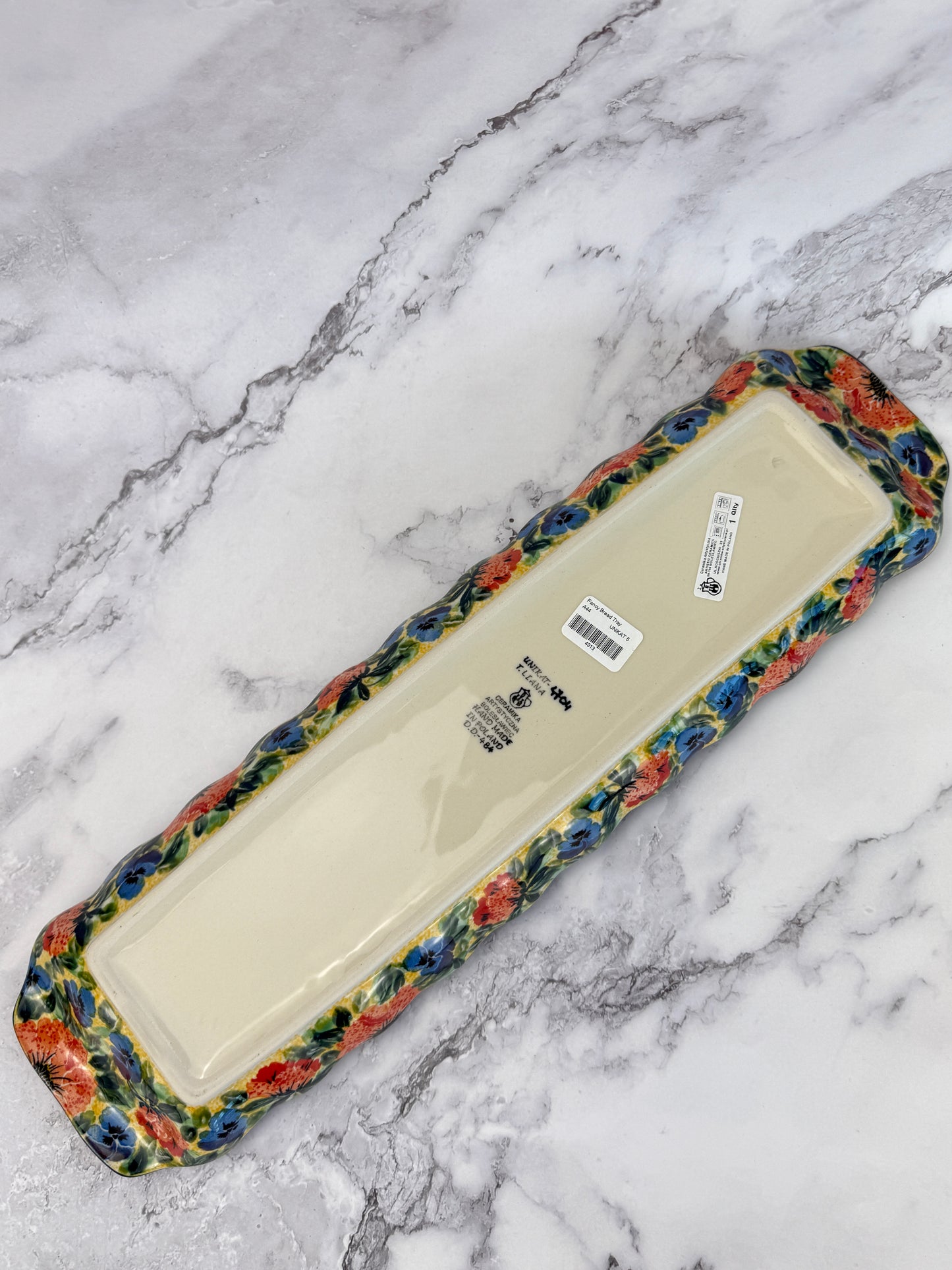 Long Unikat Bread Tray - Shape A44 - Pattern U4704