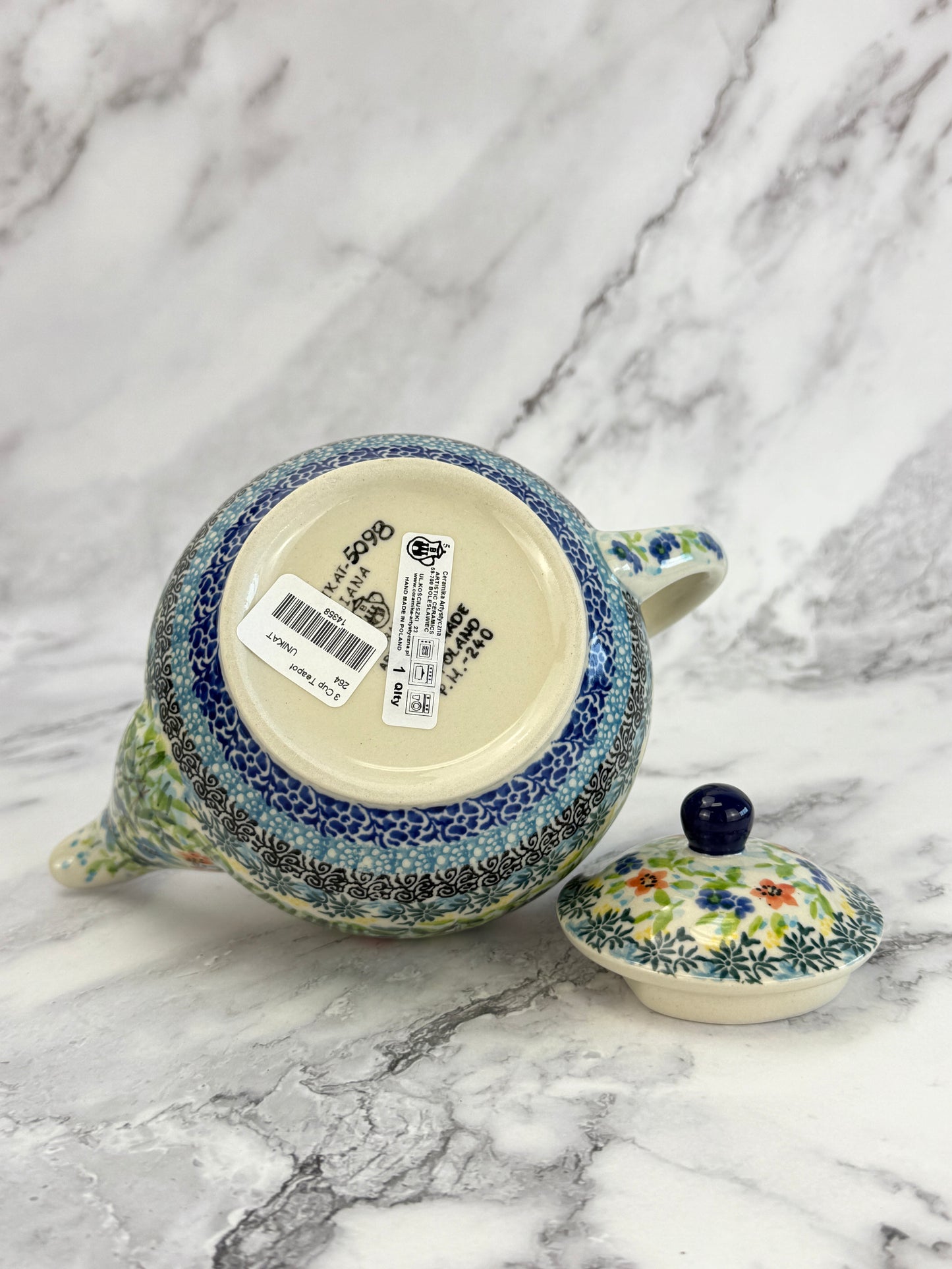3 Cup Unikat Teapot - Shape 264 - Pattern U5098