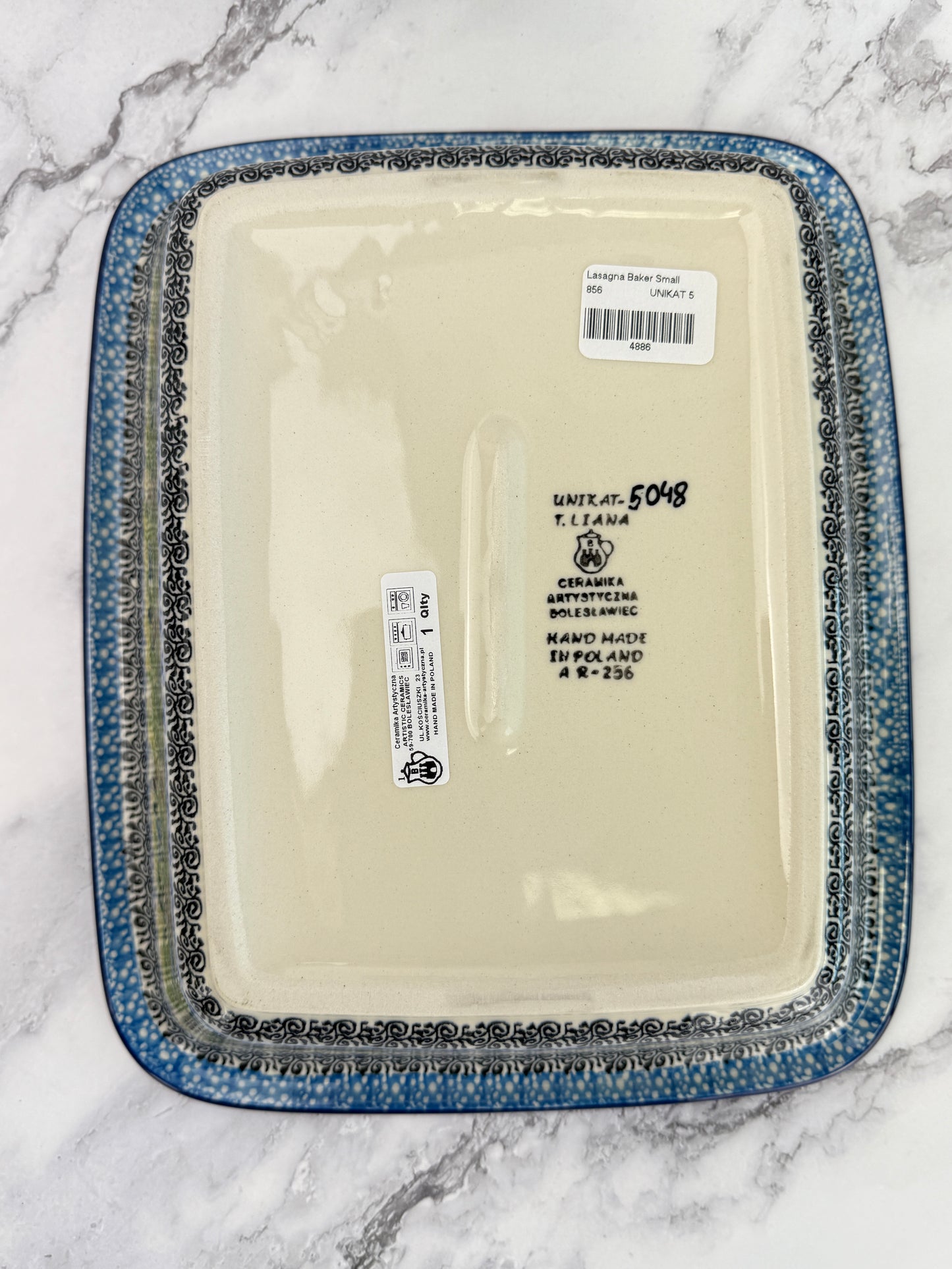 Small Unikat Lasagna Baker - Shape 856 - Pattern U5048