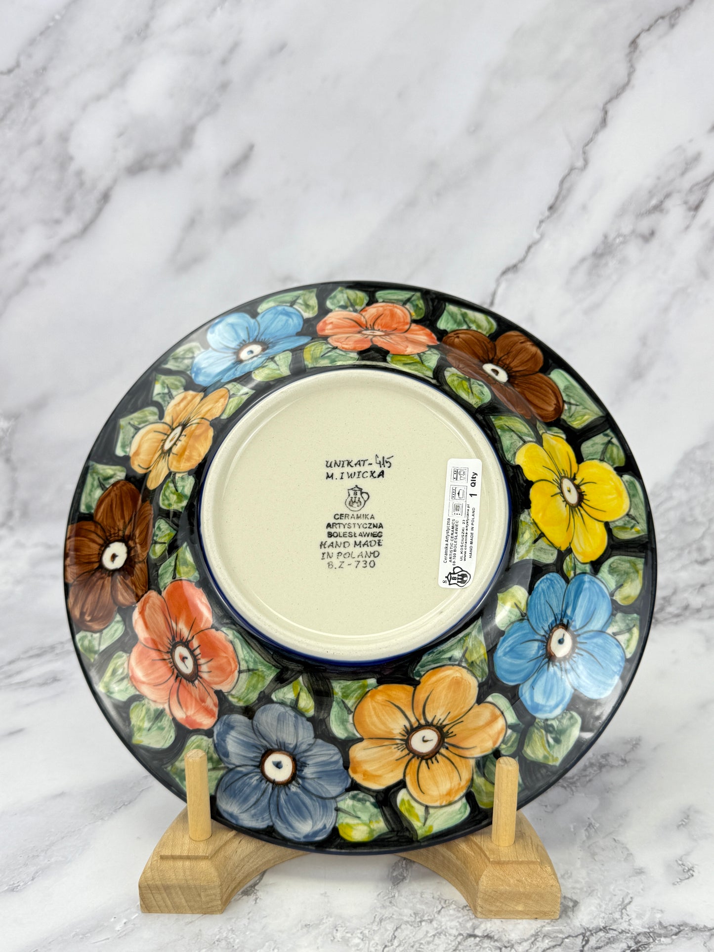 Unikat Soup / Pasta Plate - Shape 14 - Pattern U415