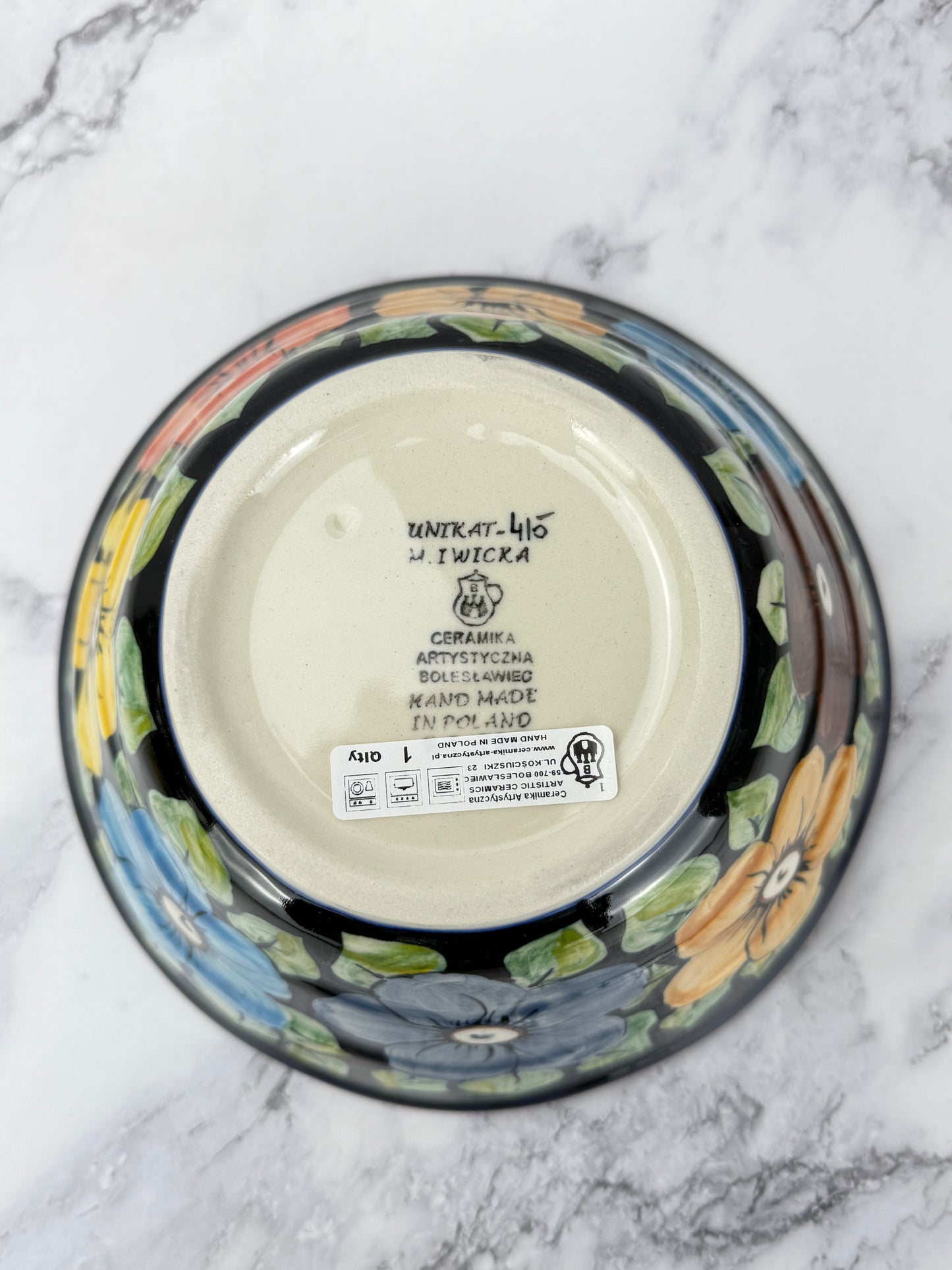 Small Wavy Unikat Bowl - Shape 691 - Pattern U415