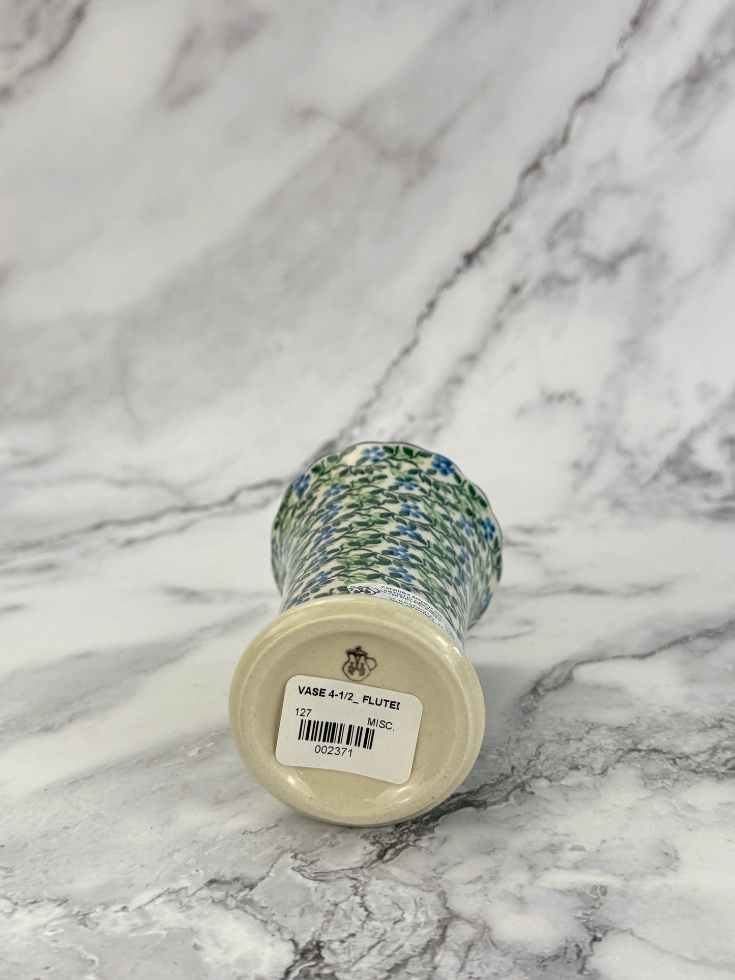 Ruffled Bud Vase - Shape 127 - Pattern 2349