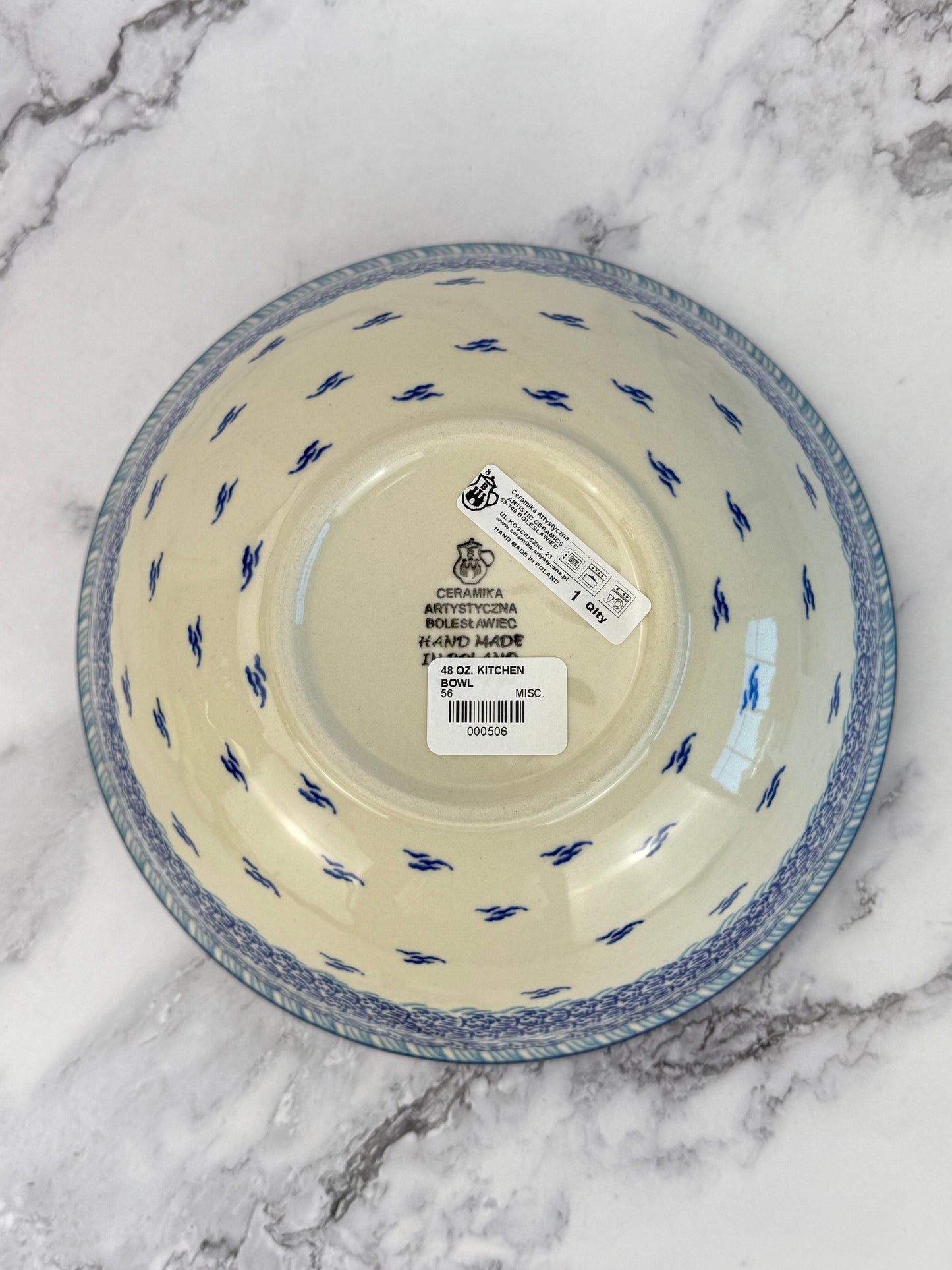 9" Medium Kitchen Bowl - Shape 56 - Pattern 2932