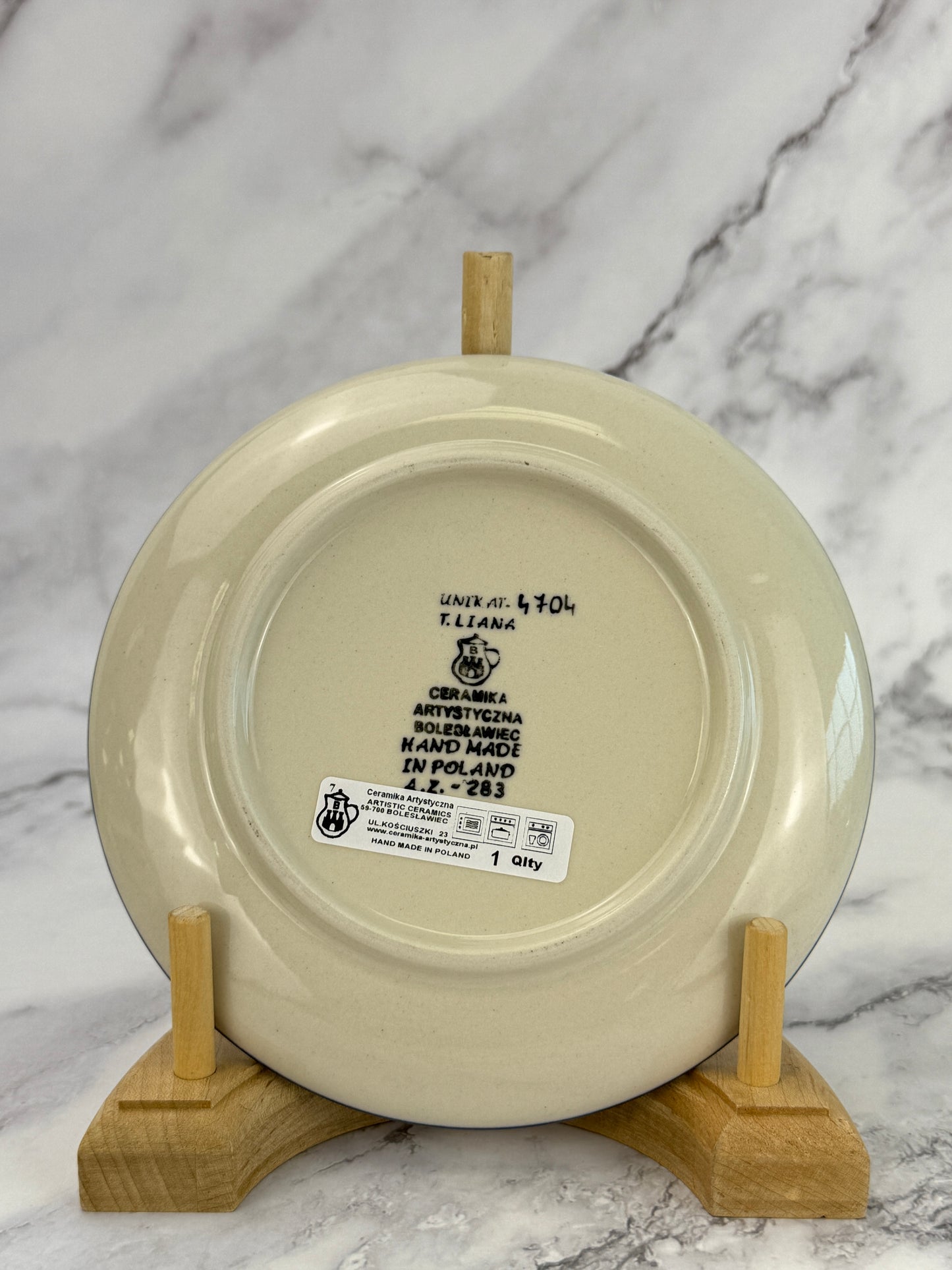 6" Unikat Toast Plate - Shape 261 - Pattern U4704