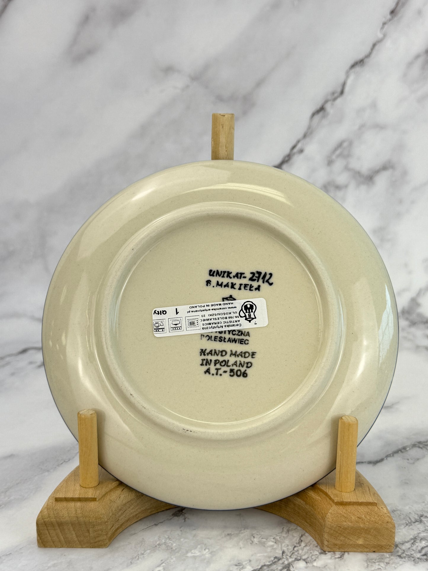 6" Unikat Toast Plate - Shape 261 - Pattern U2712