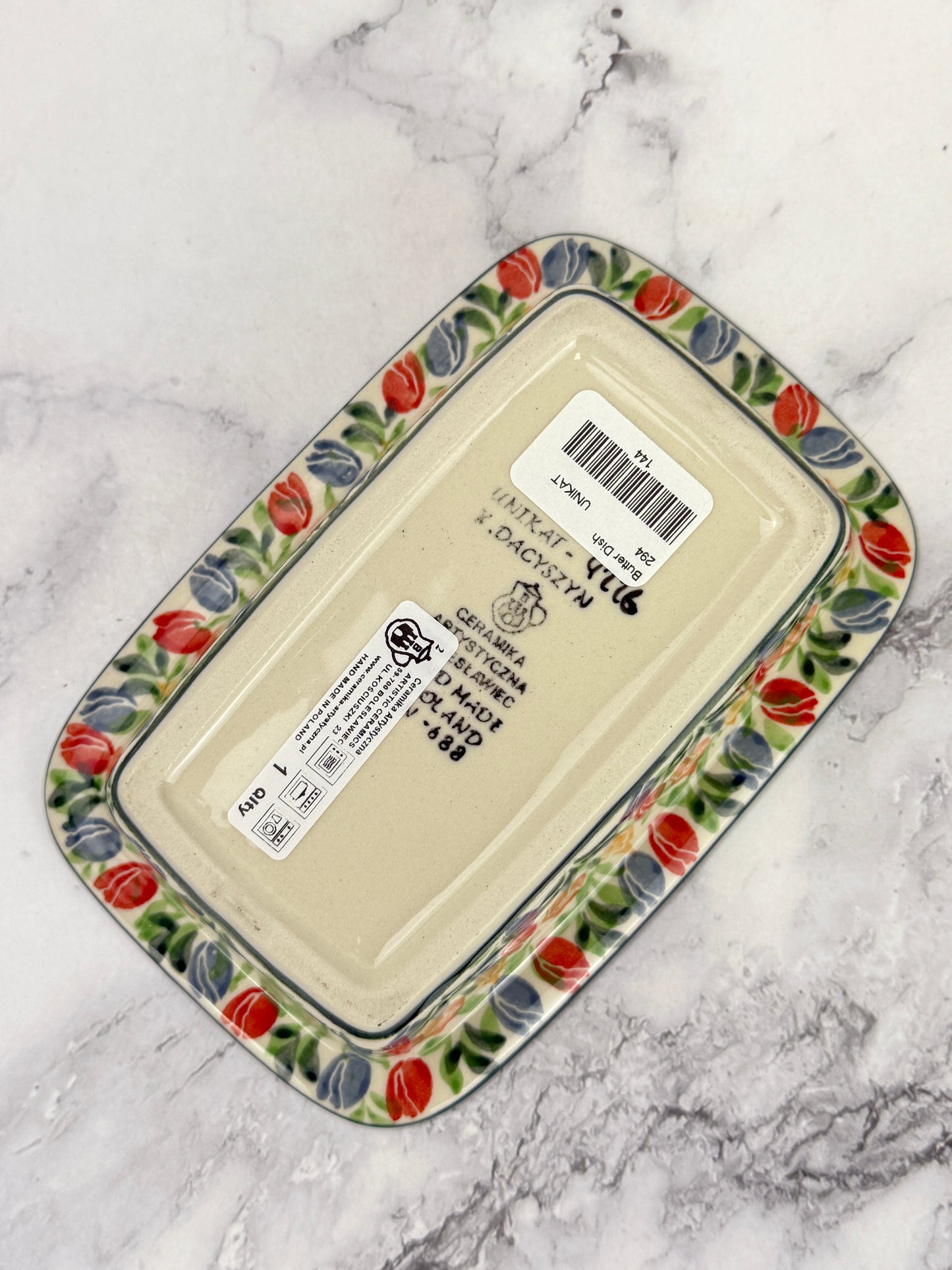 Unikat Butter Dish - Shape 294 - Pattern U4226