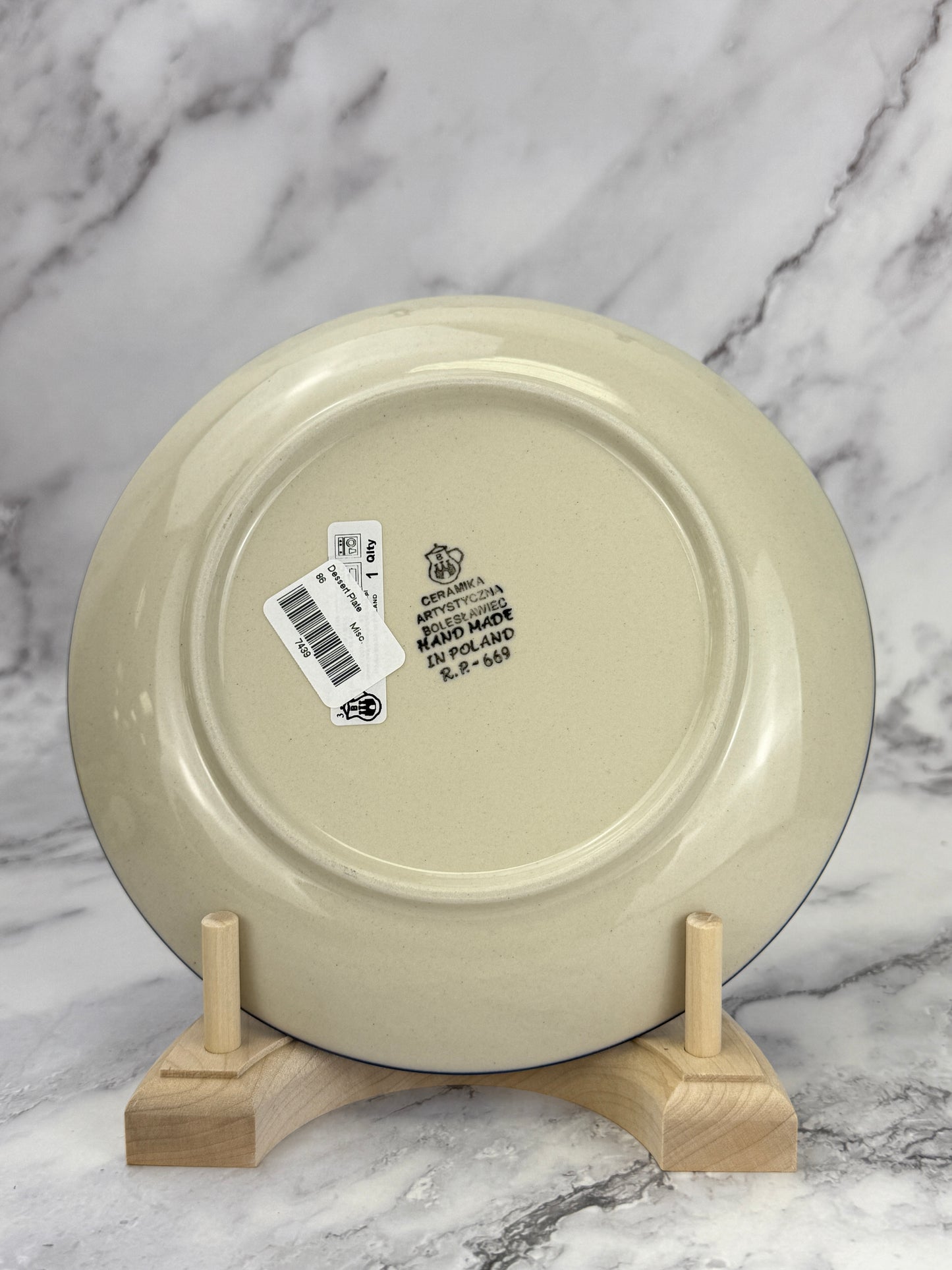 8” Dessert Plate - Shape 86 - Pattern 2931