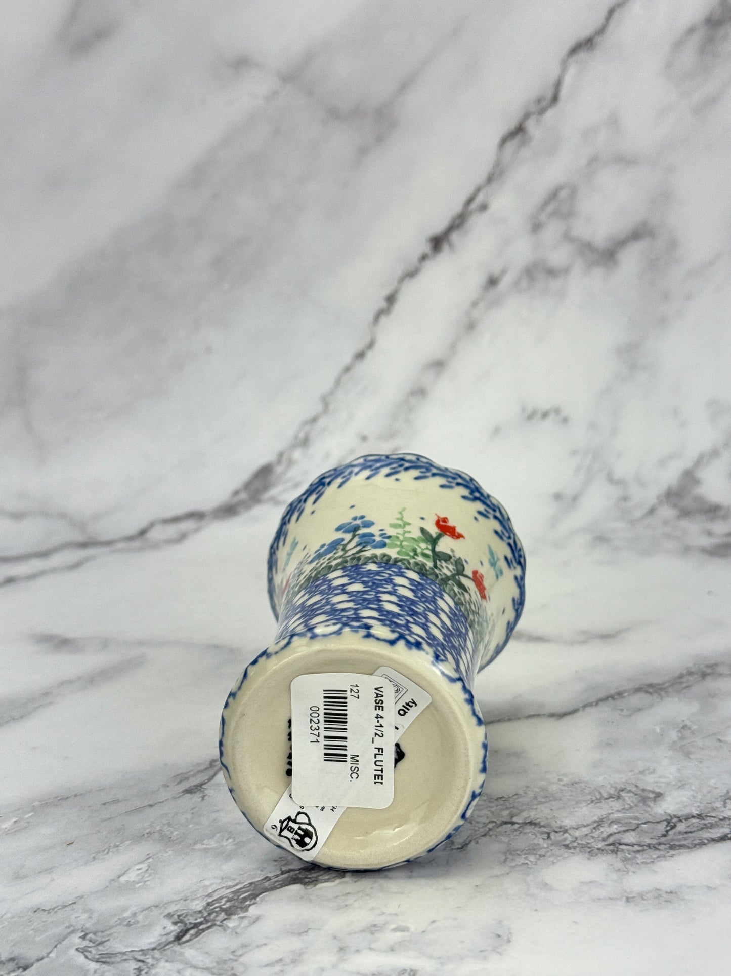 Ruffled Bud Vase - Shape 127 - Pattern 2903