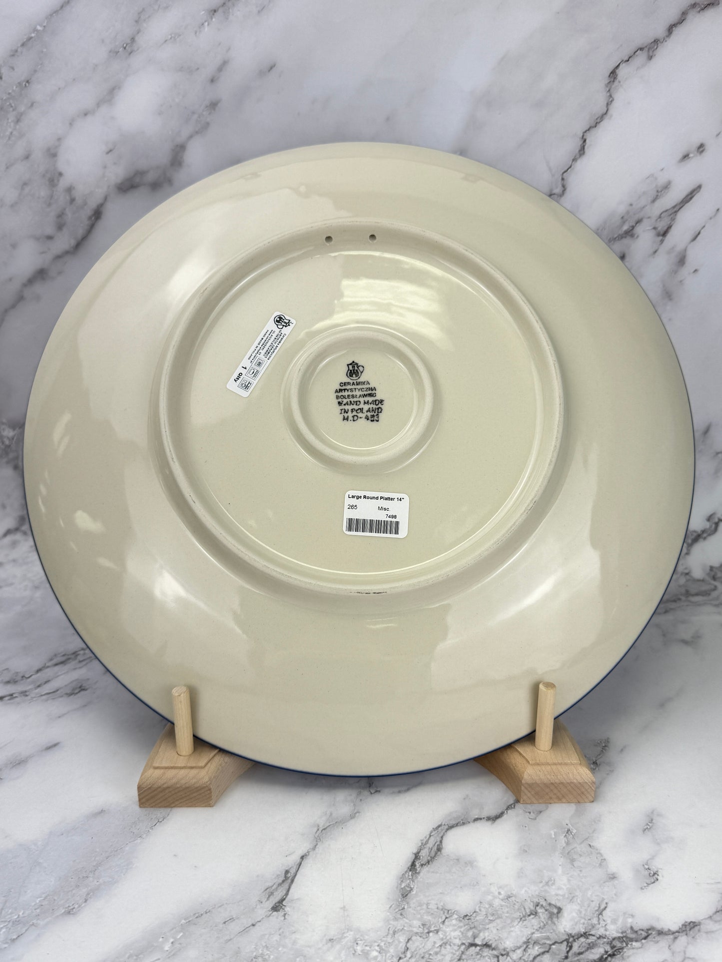 14" Round Platter - Shape 265 - Pattern 2898