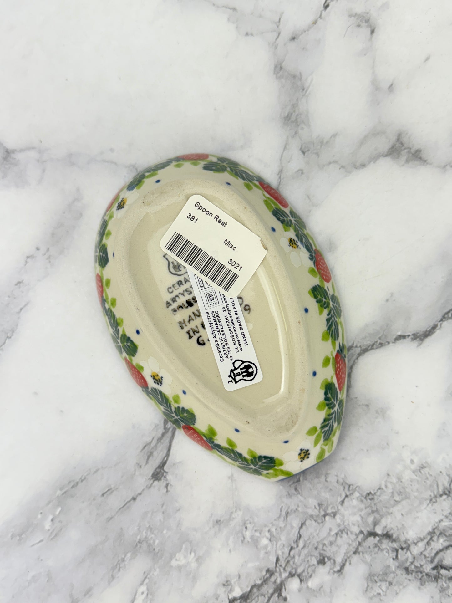 Spoon Rest - Shape 381 - Pattern 2709