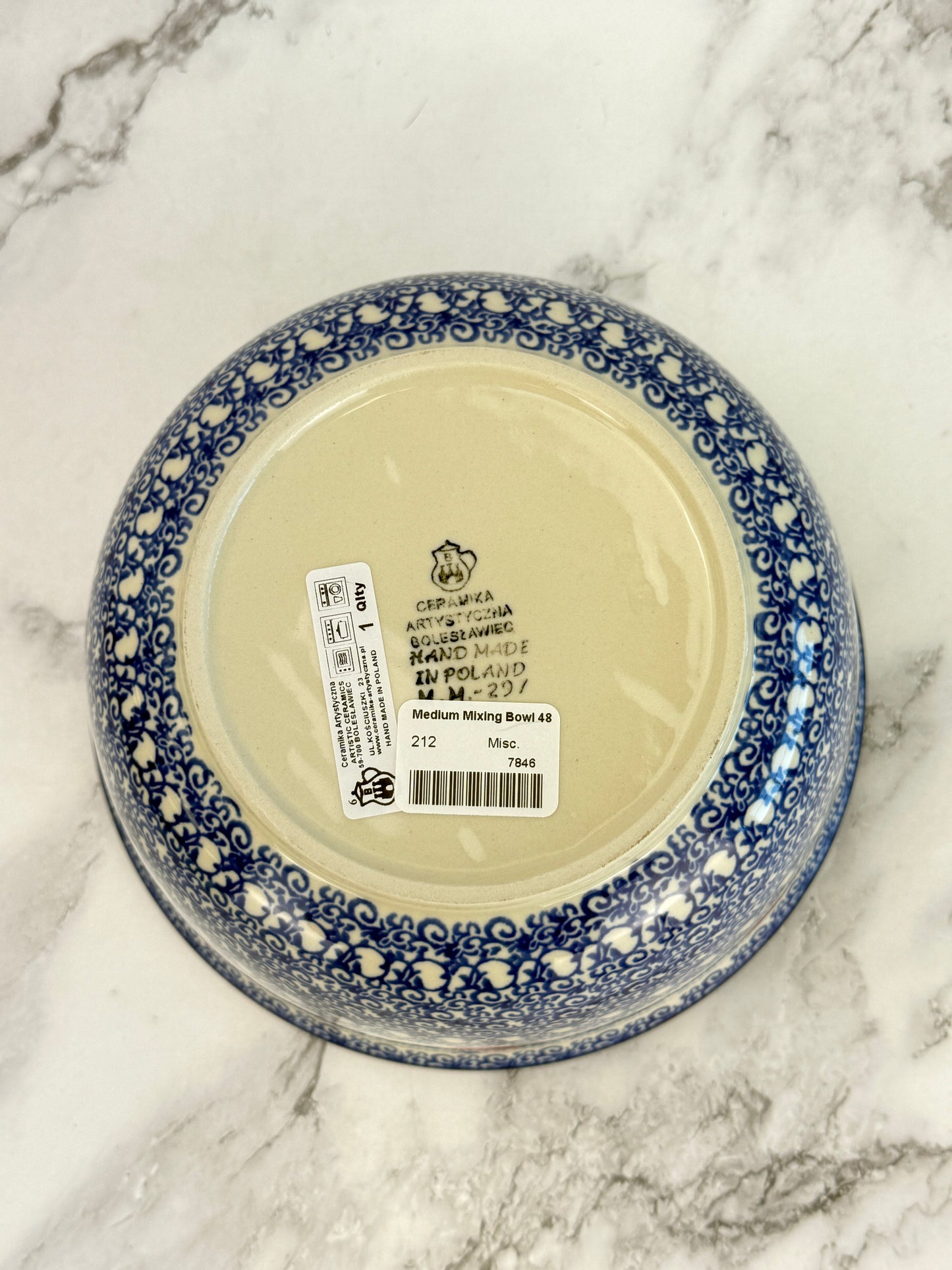 Mixing Bowl - Shape 212 - Pattern 2901