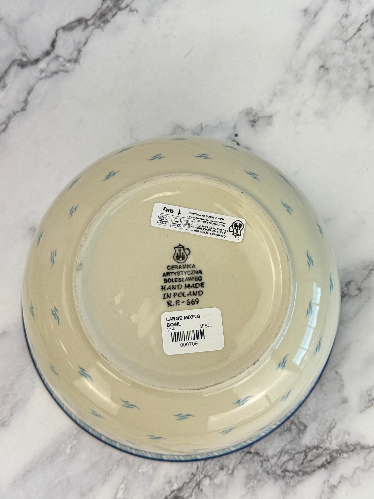 Mixing Bowl - Shape 214 - Pattern 2931