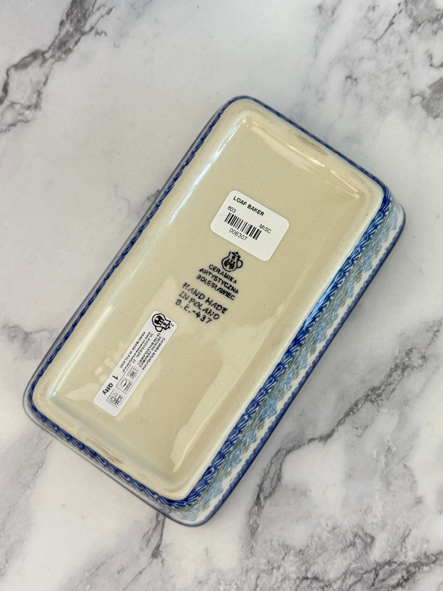 Loaf Baker - Shape 603 - Pattern 3279