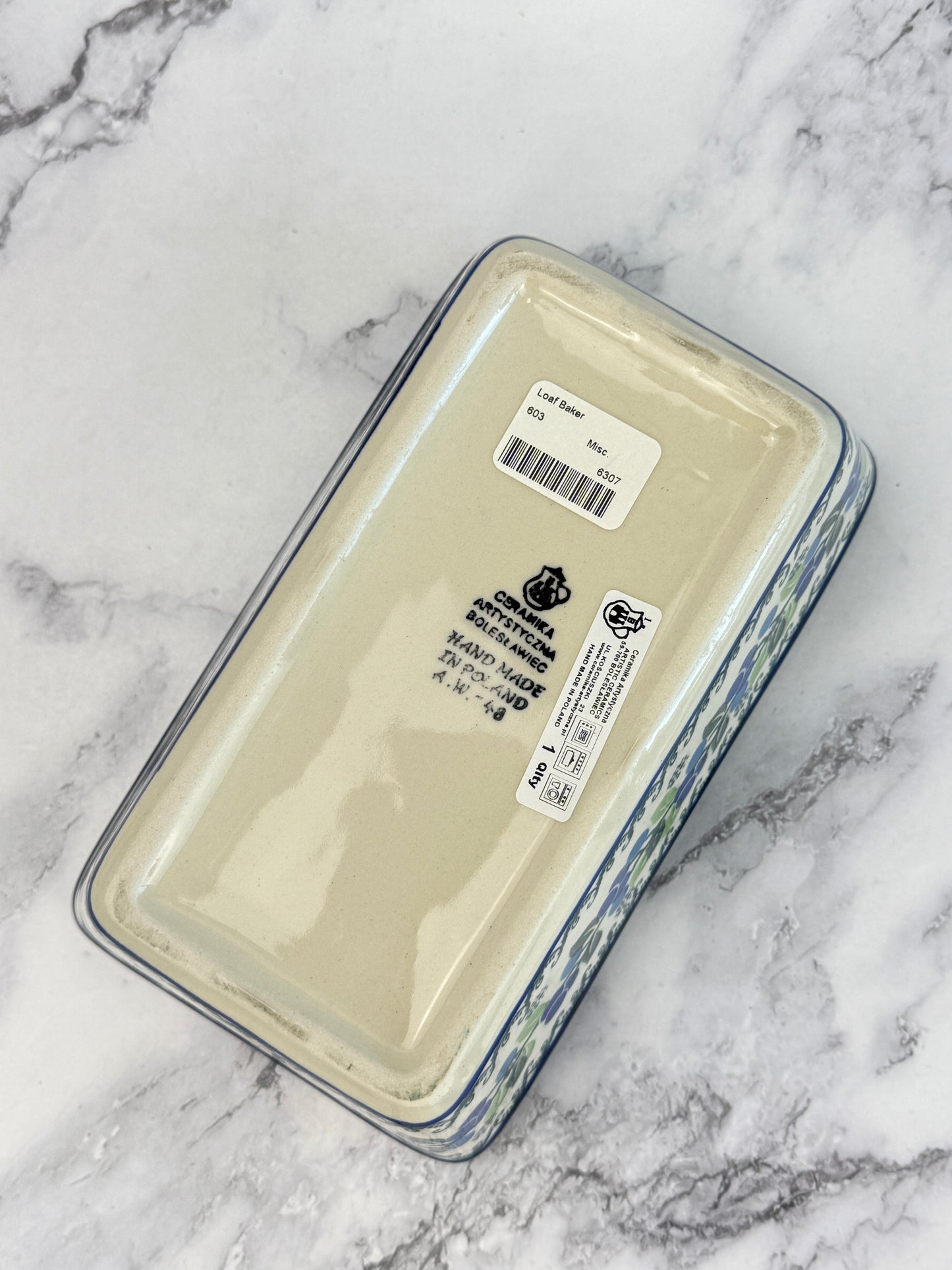 Loaf Baker - Shape 603 - Pattern 1416