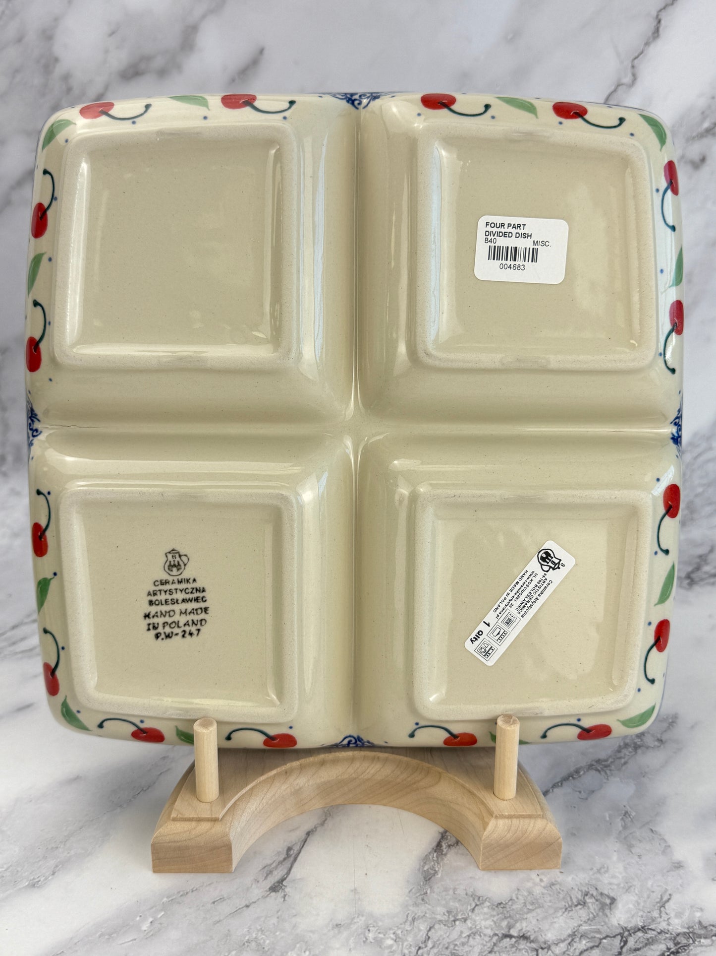 Divided Plate - Shape B40 - Pattern 2715