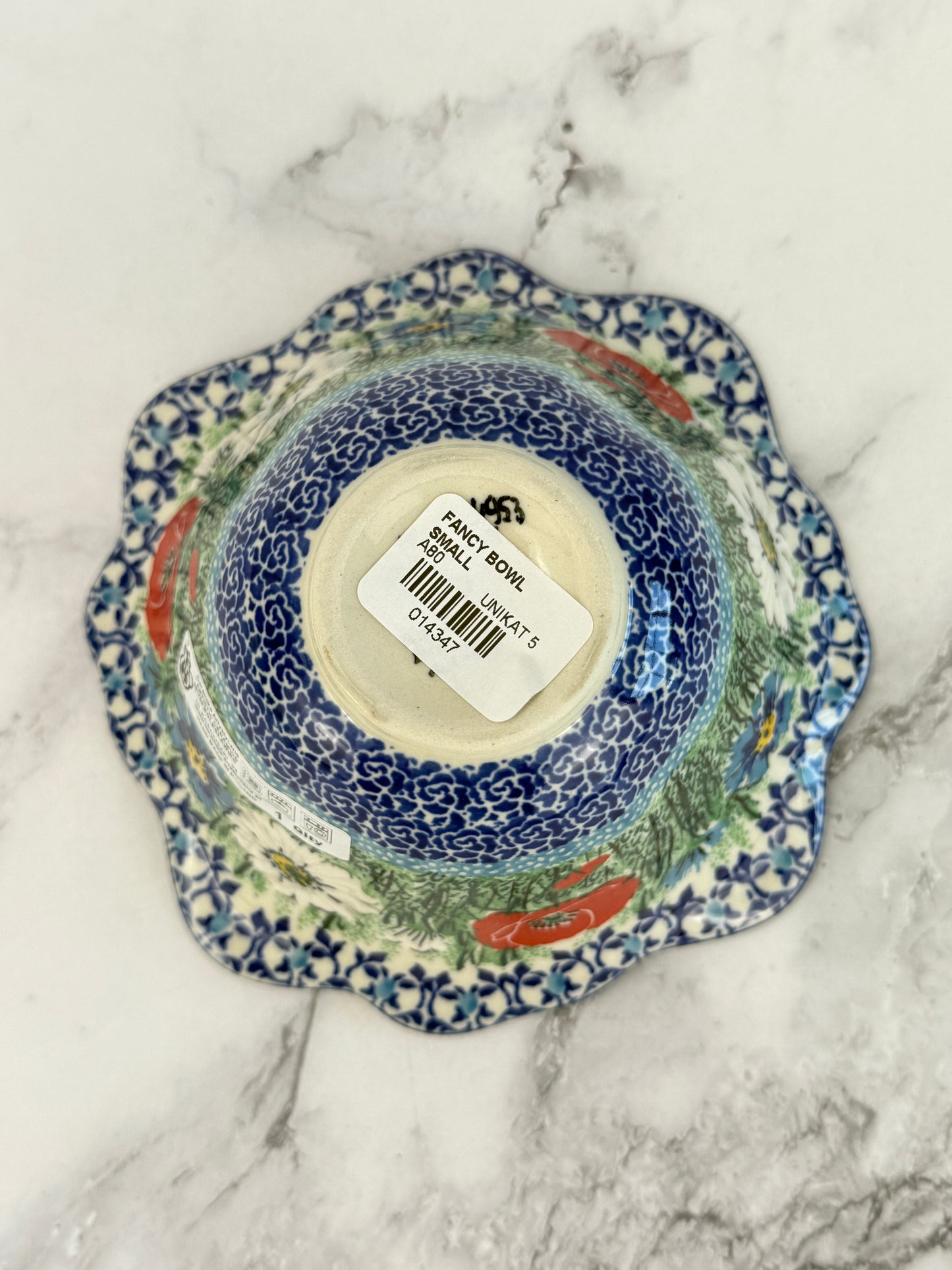 Small Flared Unikat Bowl - Shape A80 - Pattern U4953