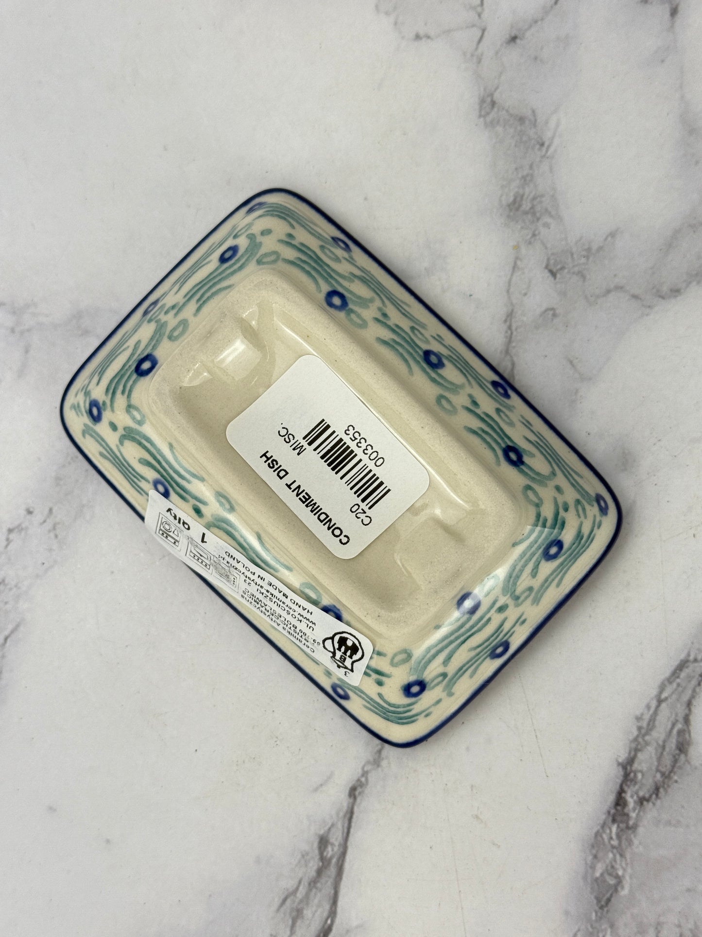 Rectangular Dish - Shape C20 - Pattern 2988