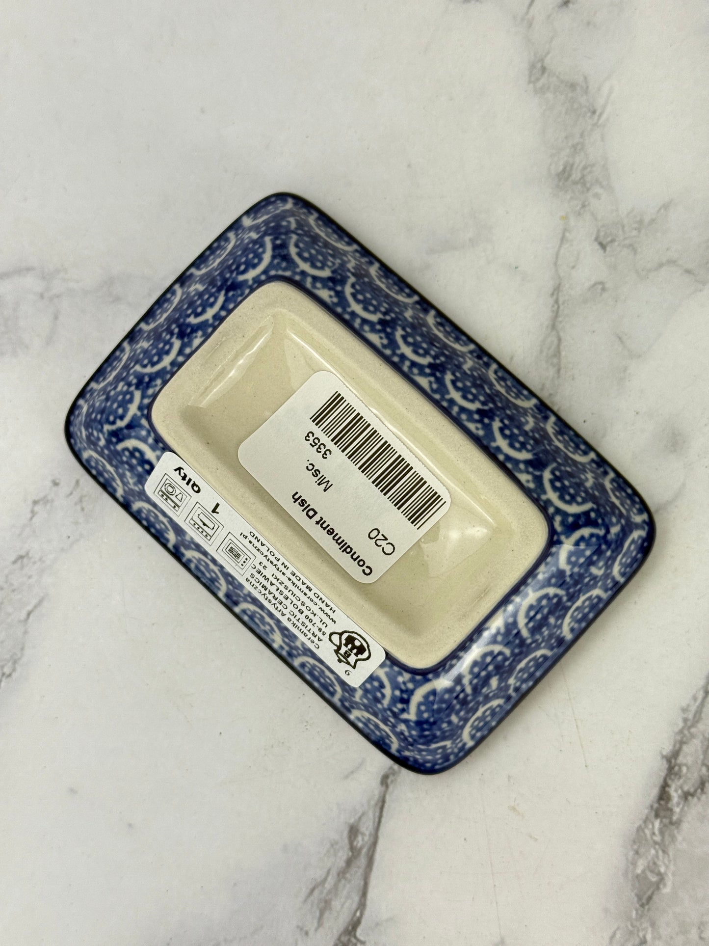 Rectangular Dish - Shape C20 - Pattern 1437