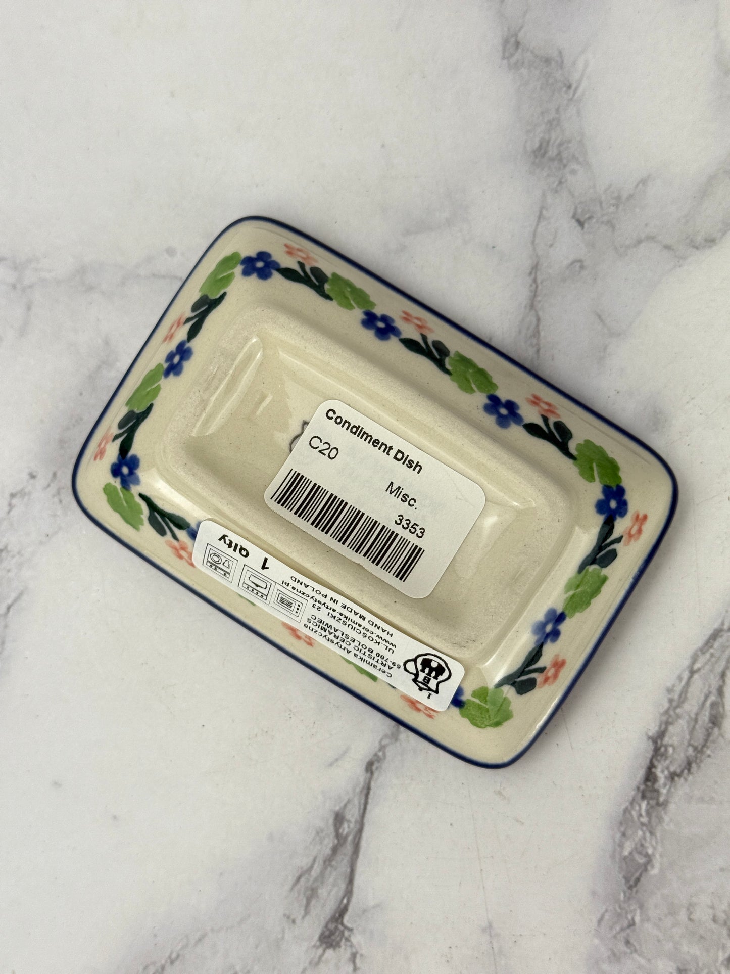 Rectangular Dish - Shape C20 - Pattern 3219