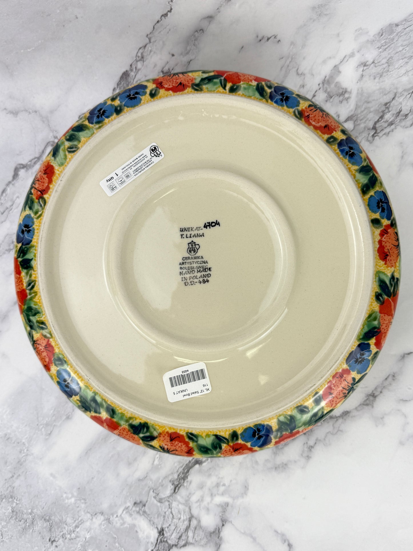 Large Unikat Serving Bowl - Shape 116 - Pattern U4704