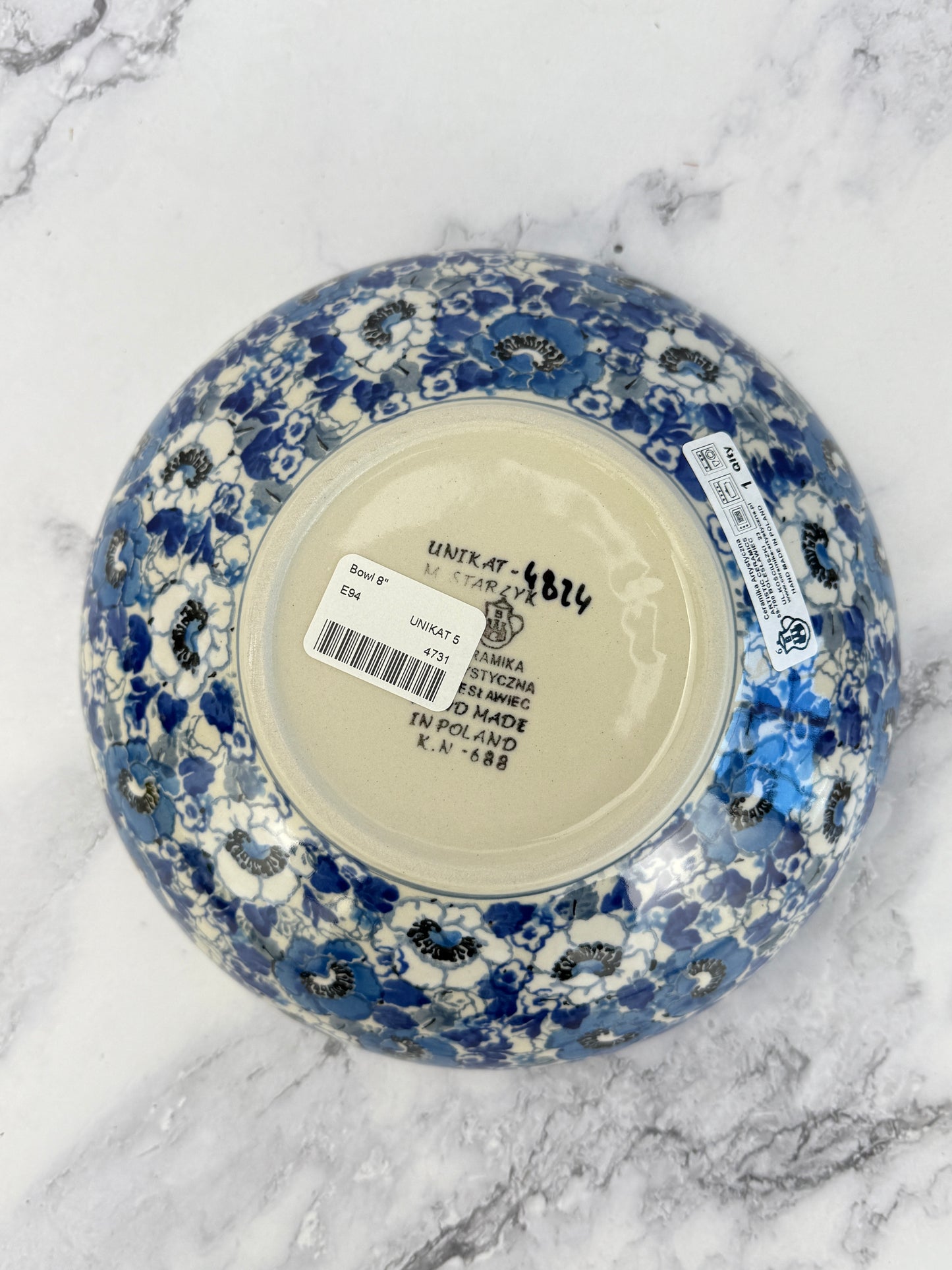 SALE Medium Unikat Bowl - Shape E94 - Pattern U4824