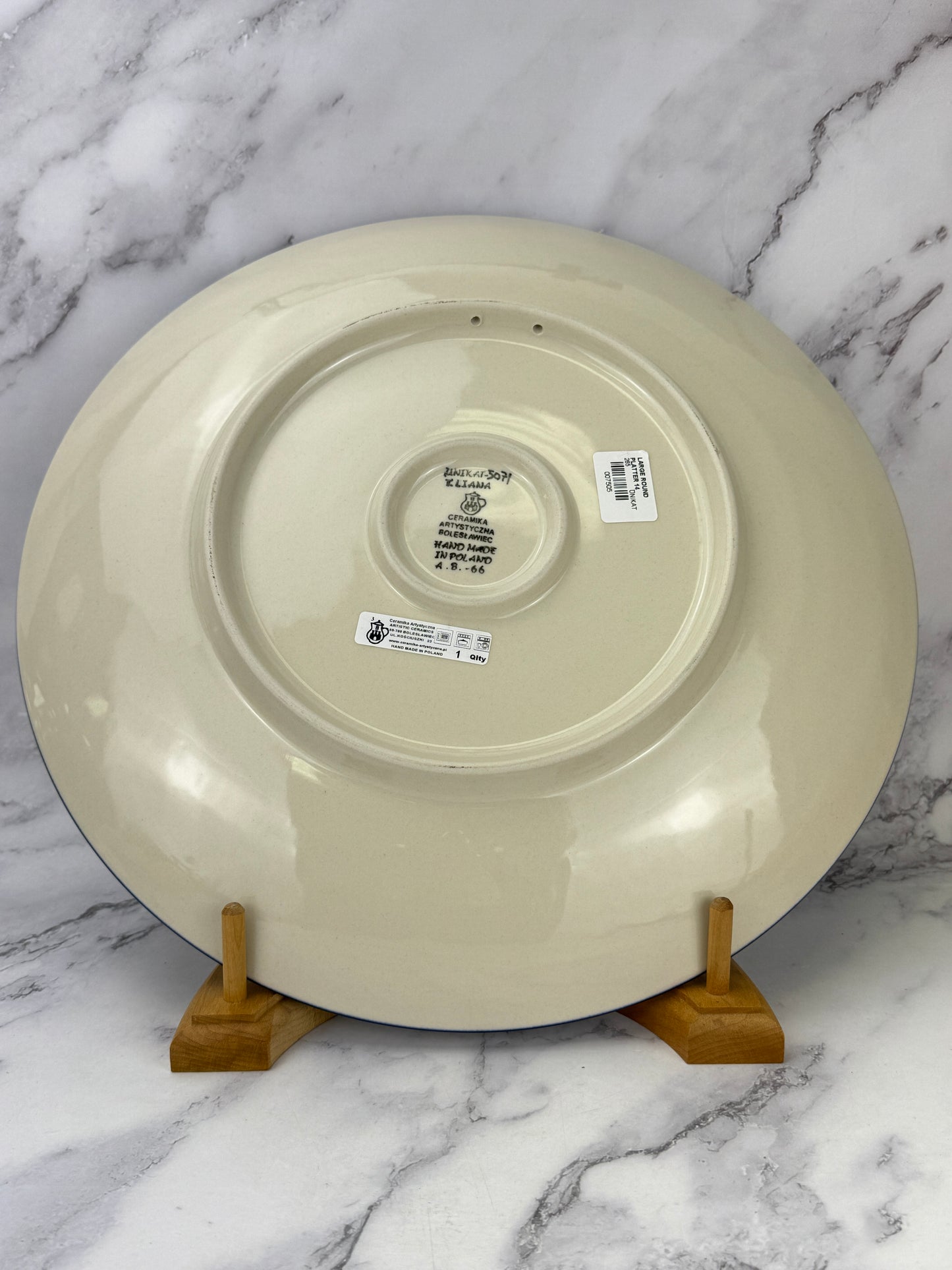 14" Round Unikat Platter - Shape 265 - Pattern U5071