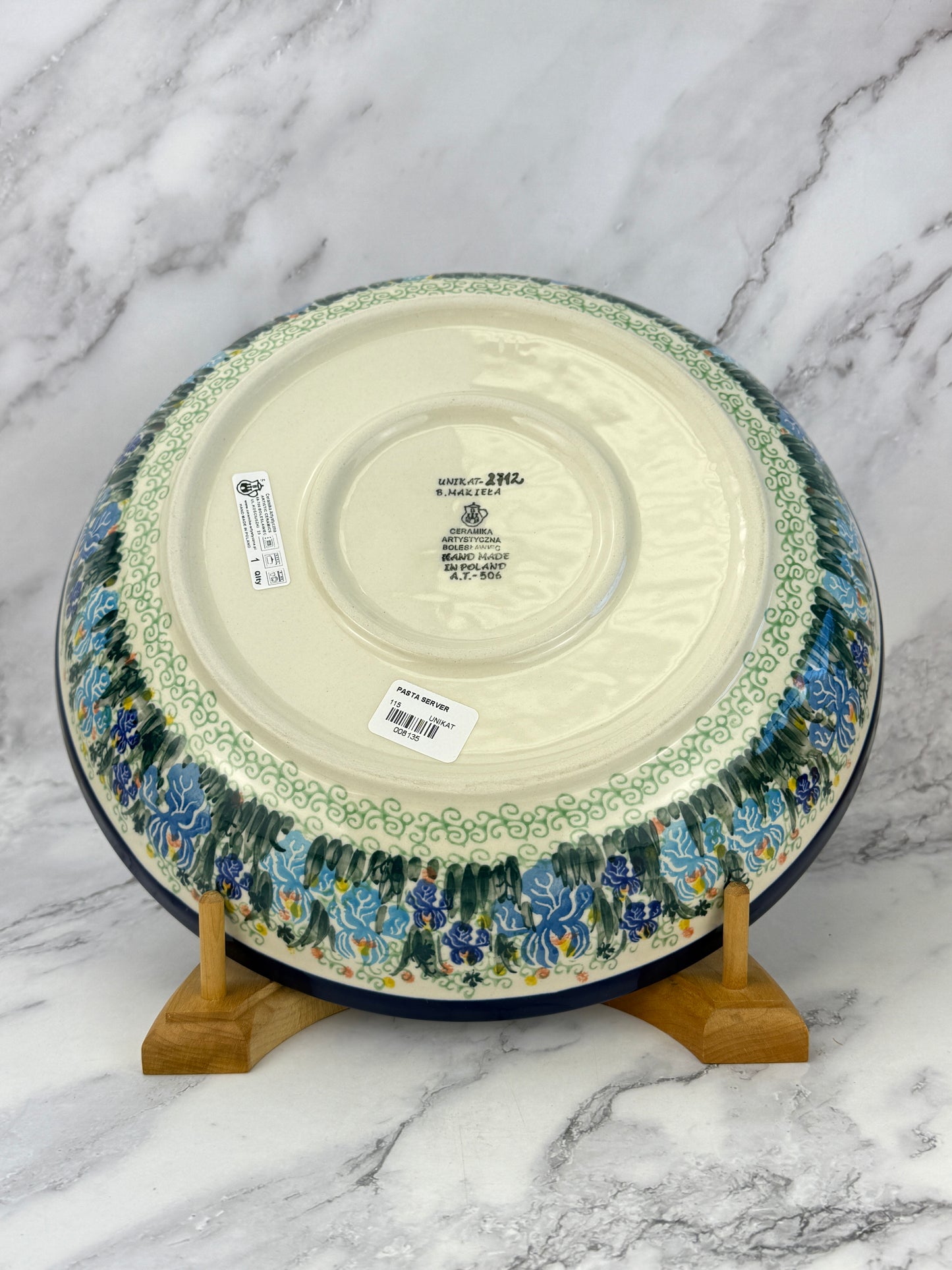 Unikat Pasta Server / Wide Shallow Bowl - Shape 115 - Pattern U2712