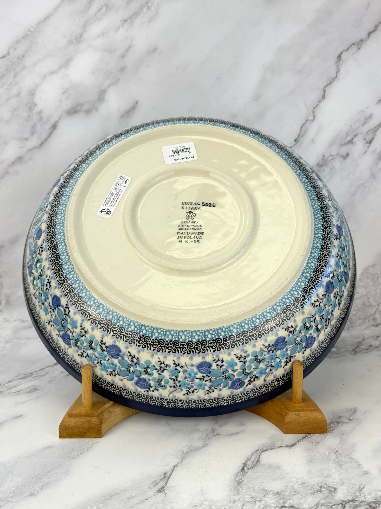 Unikat Pasta Server / Wide Shallow Bowl - Shape 115 - Pattern U5025