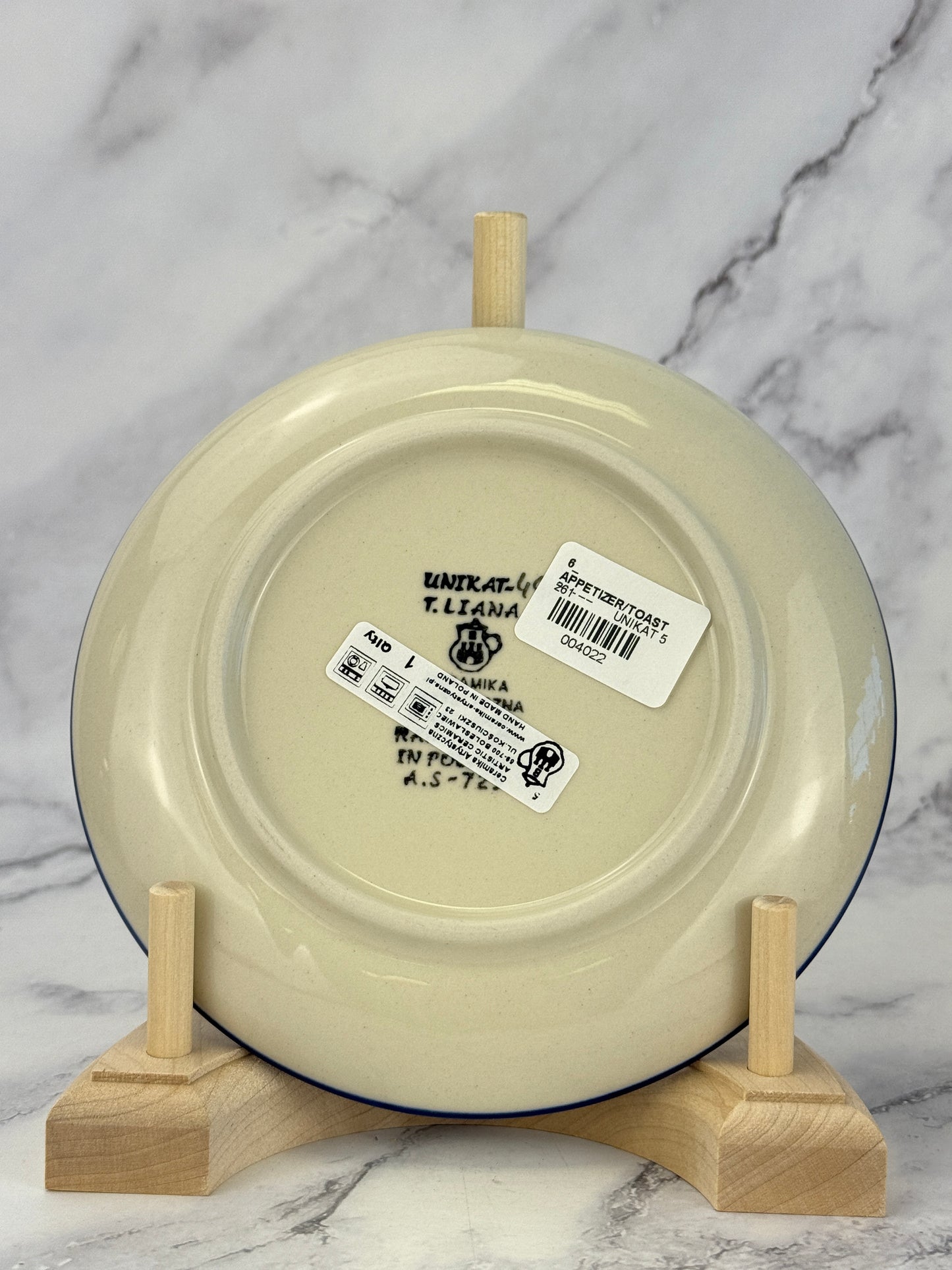 Unikat Toast Plate - Shape 261 - Pattern U4964