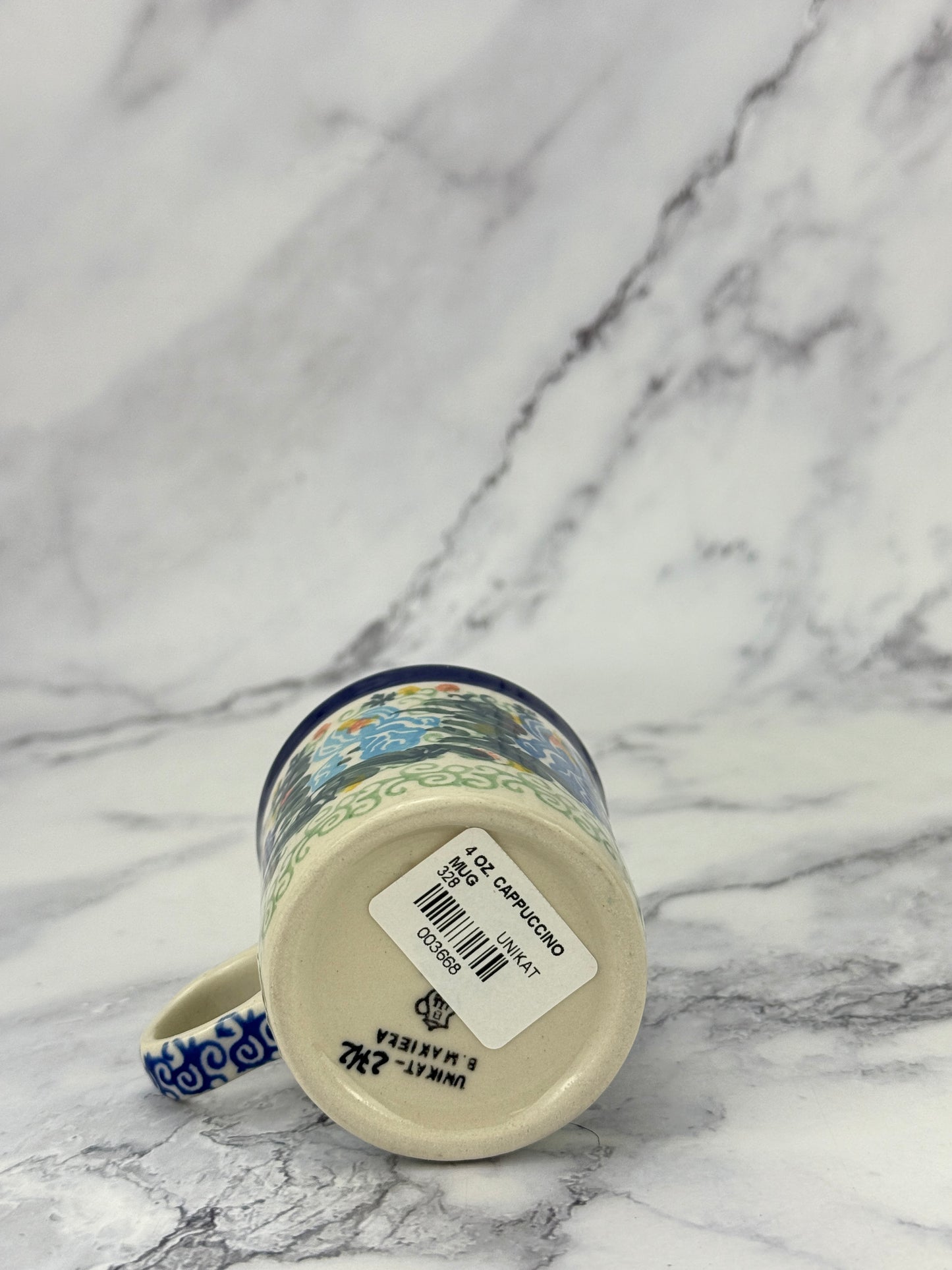 SALE 4oz Unikat Straight Mug - Shape 328 - Pattern U4712