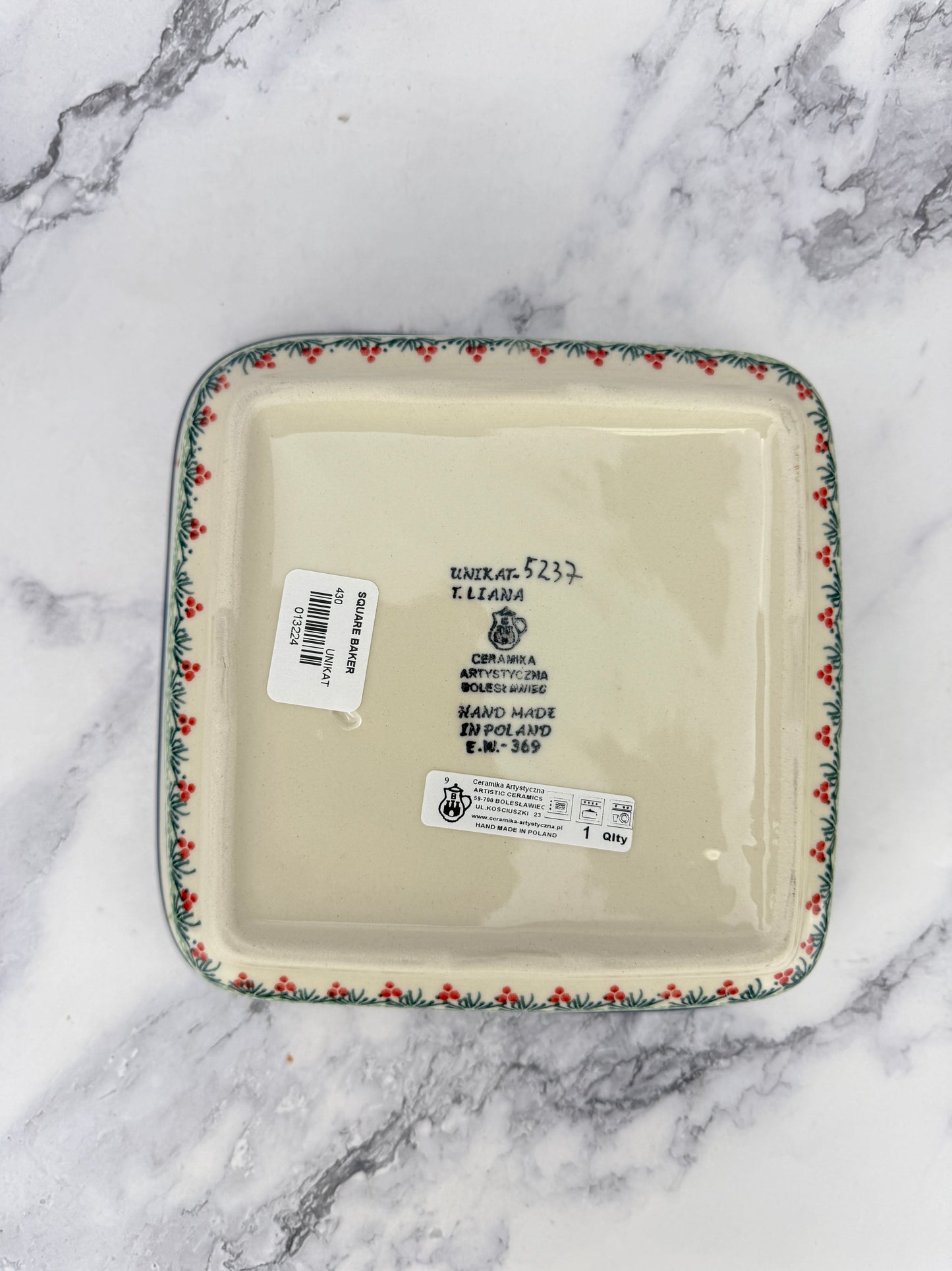 Square Unikat Baker - Shape 430 - Pattern U5237