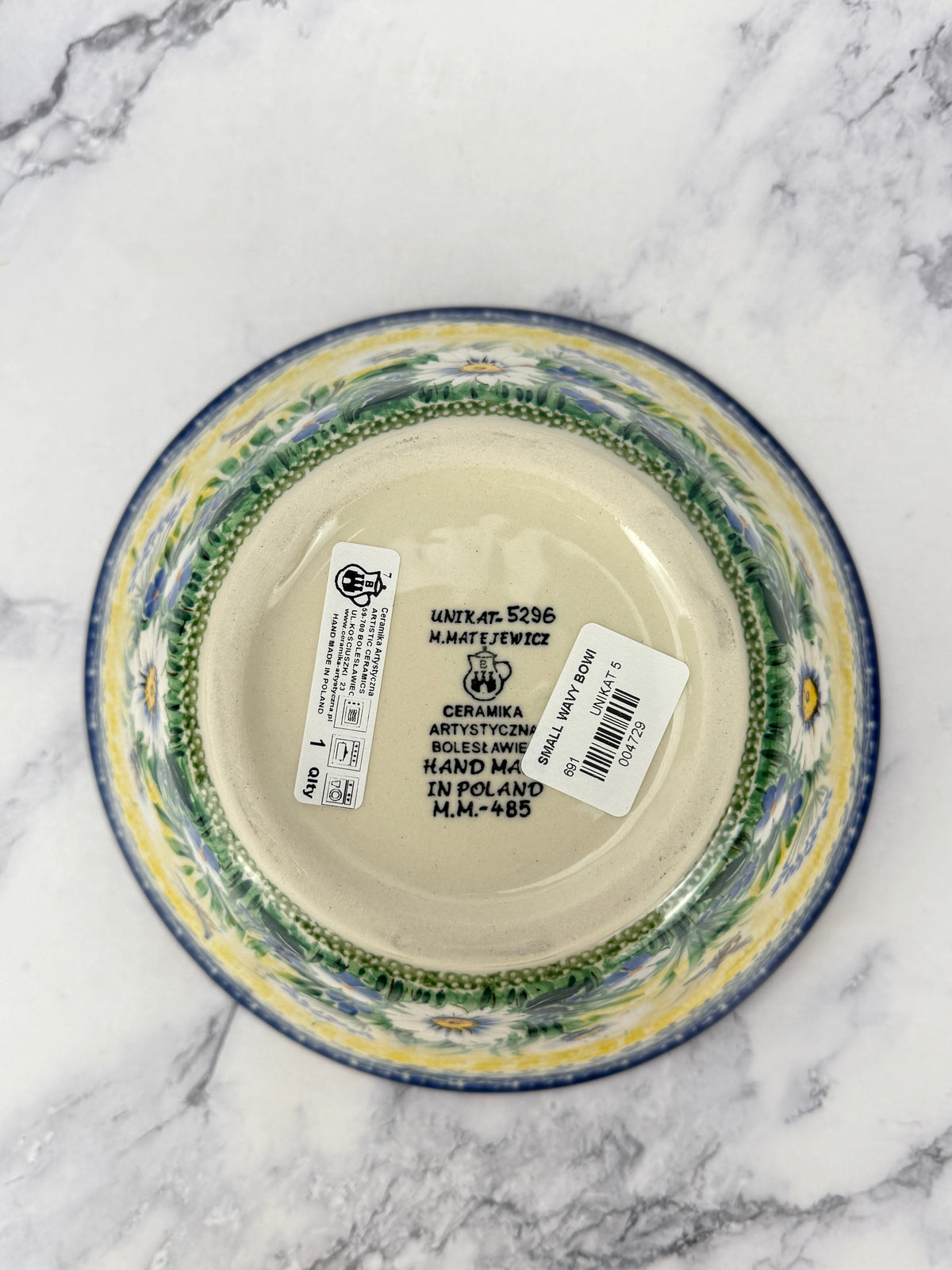 Small Wavy Unikat Bowl - Shape 691 - Pattern U5296