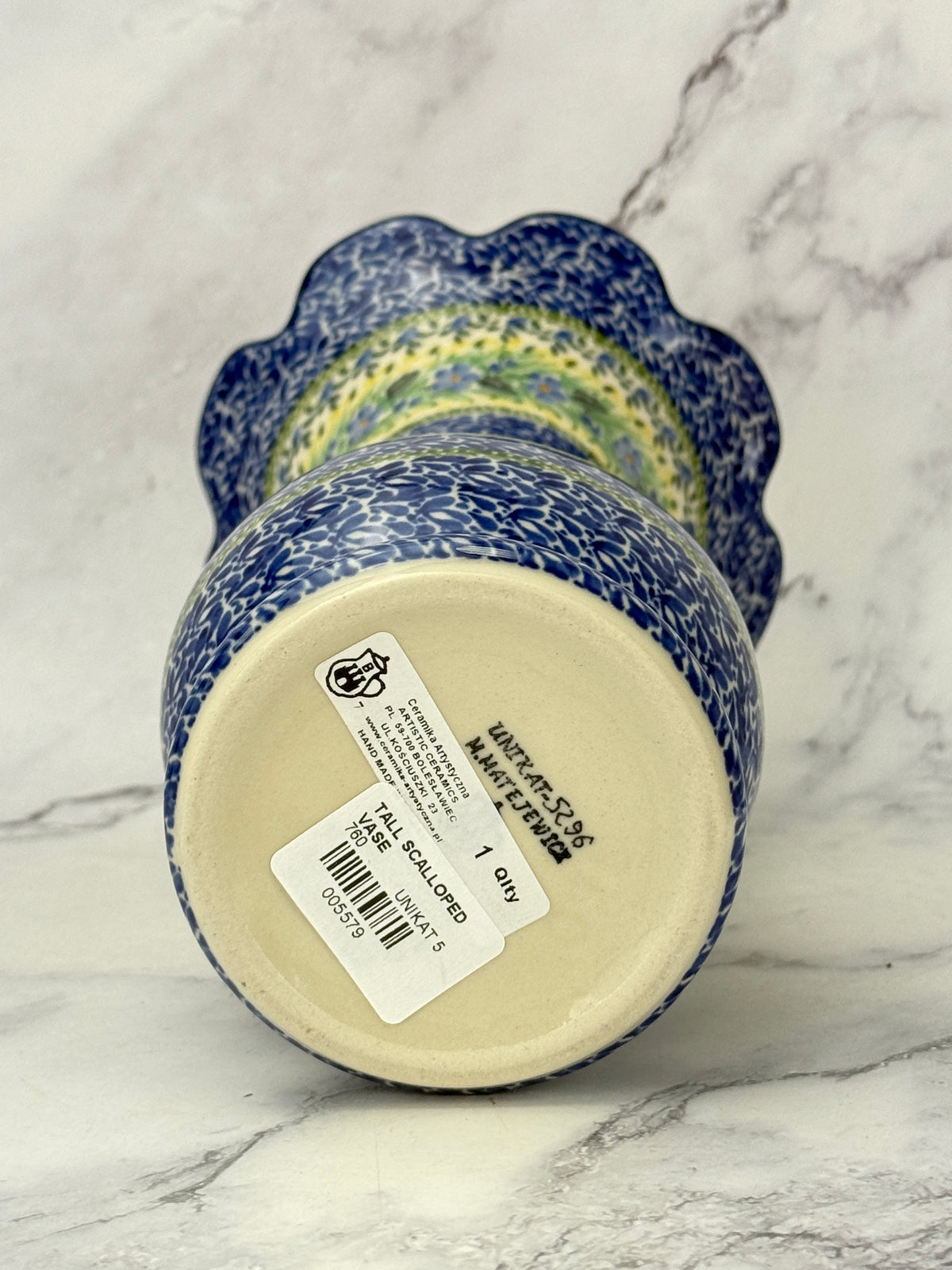 Wavy Unikat Vase - Shape 760 - Pattern U5296