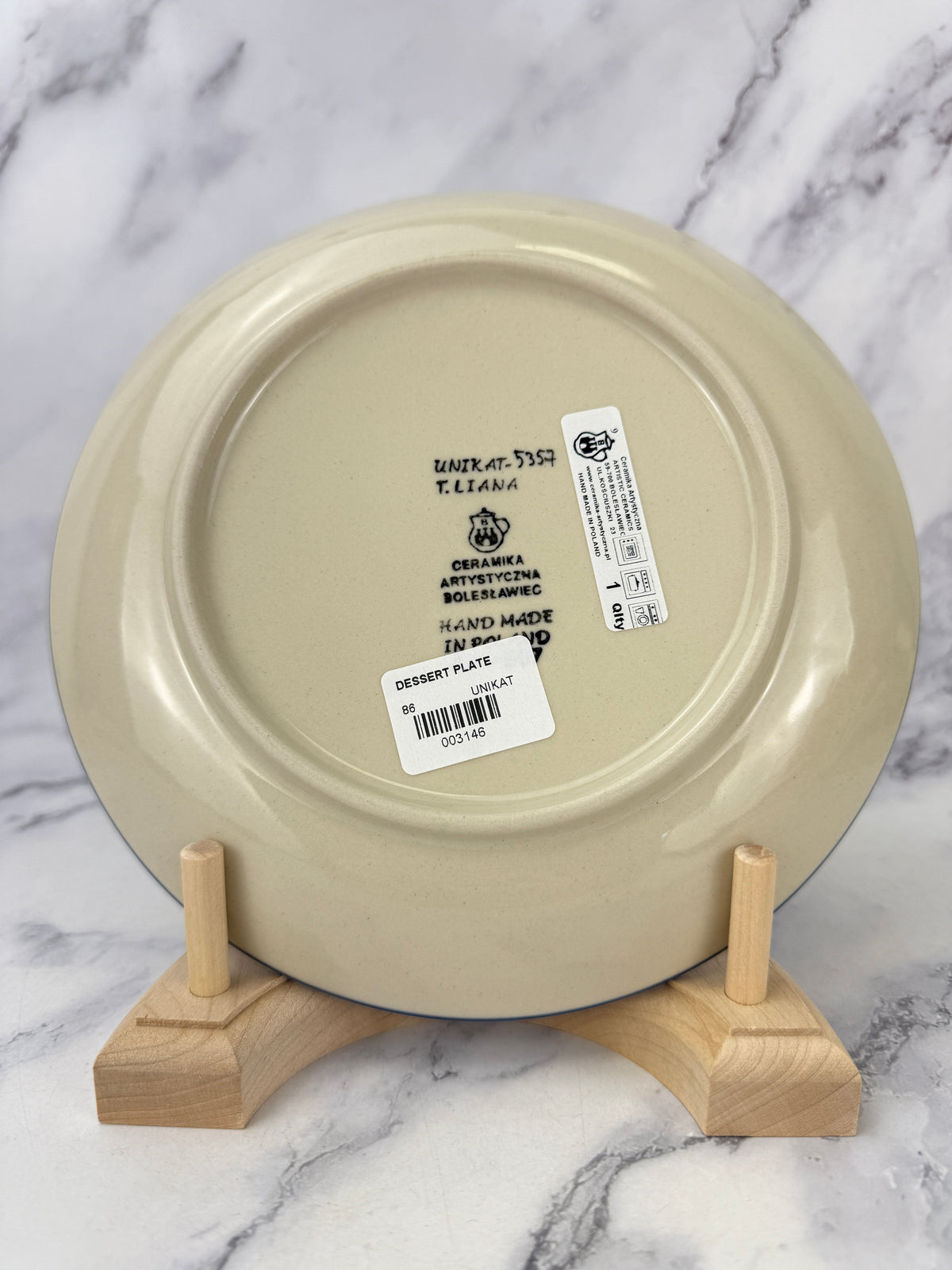 8" Unikat Dessert Plate - Shape 86 - Pattern U5357
