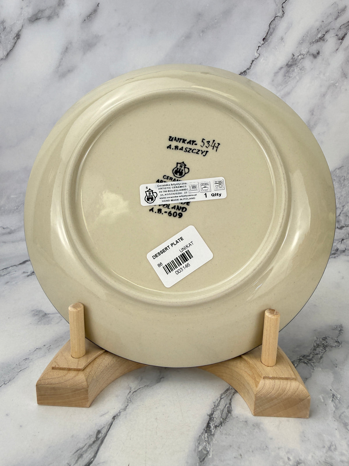 8" Unikat Dessert Plate - Shape 86 - Pattern U5347