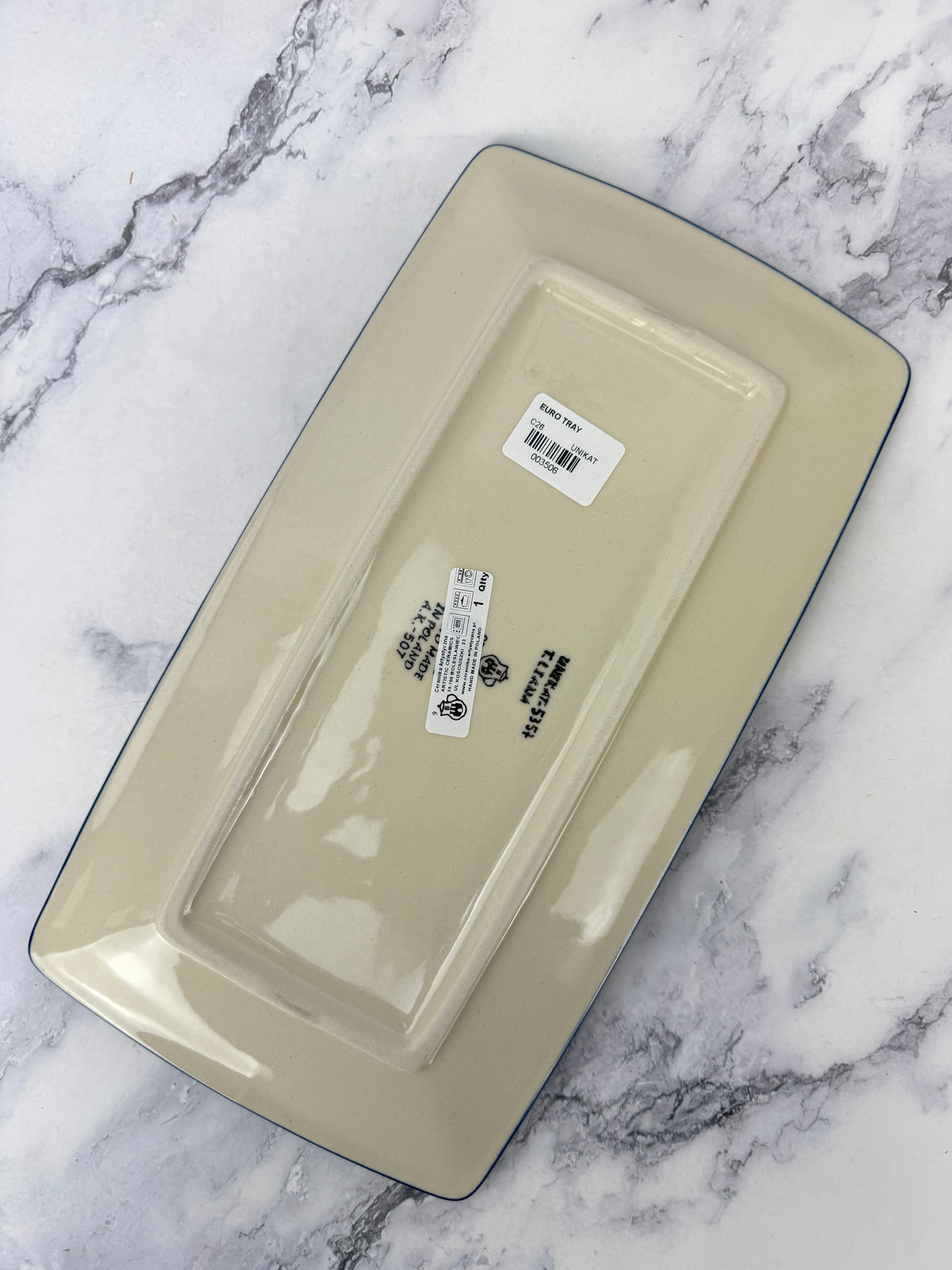 Rectangular Unikat Tray - Shape C26 - Pattern U5357
