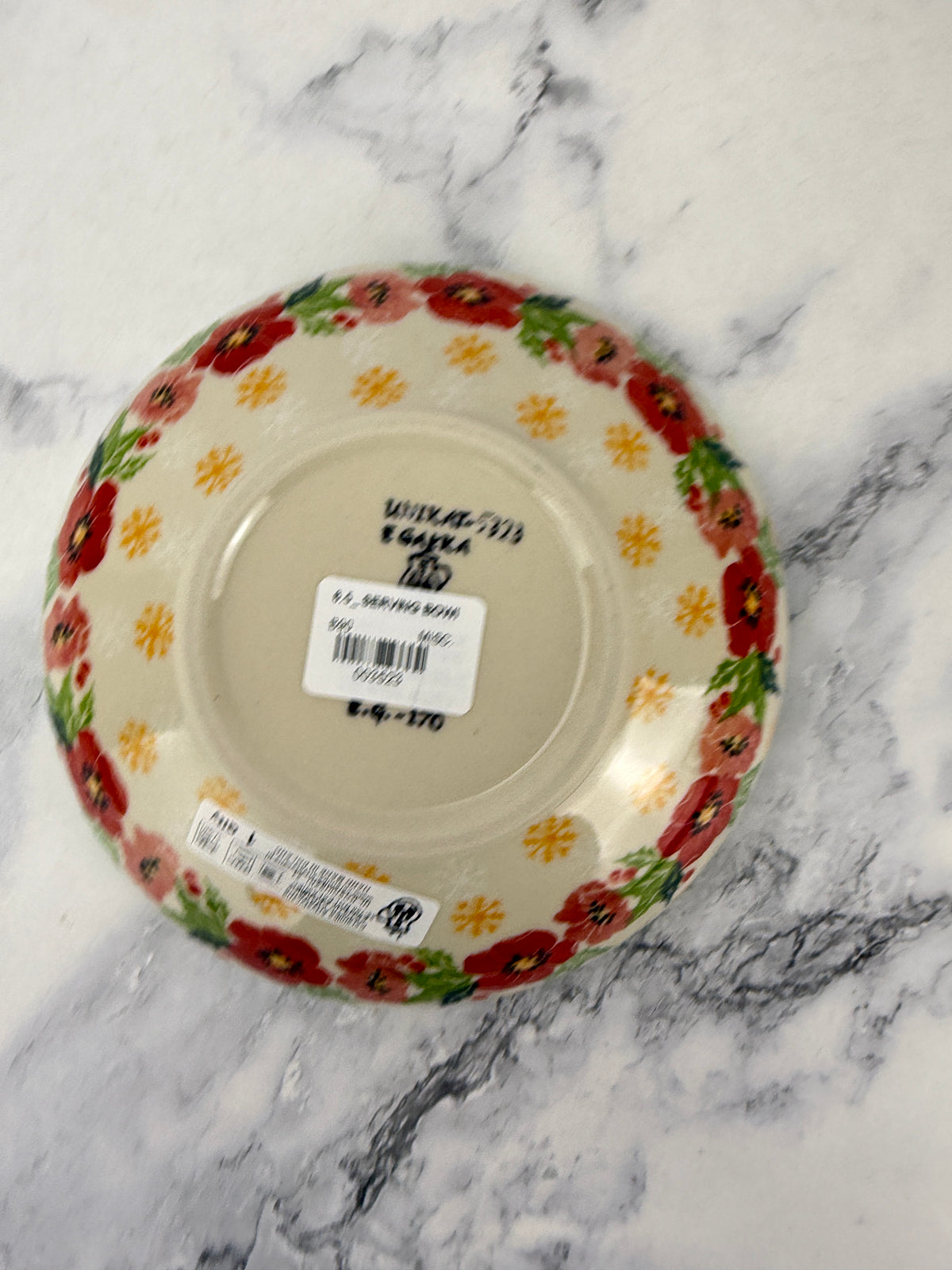 6.5" Unikat Serving Bowl - Shape B90 - Pattern U5323