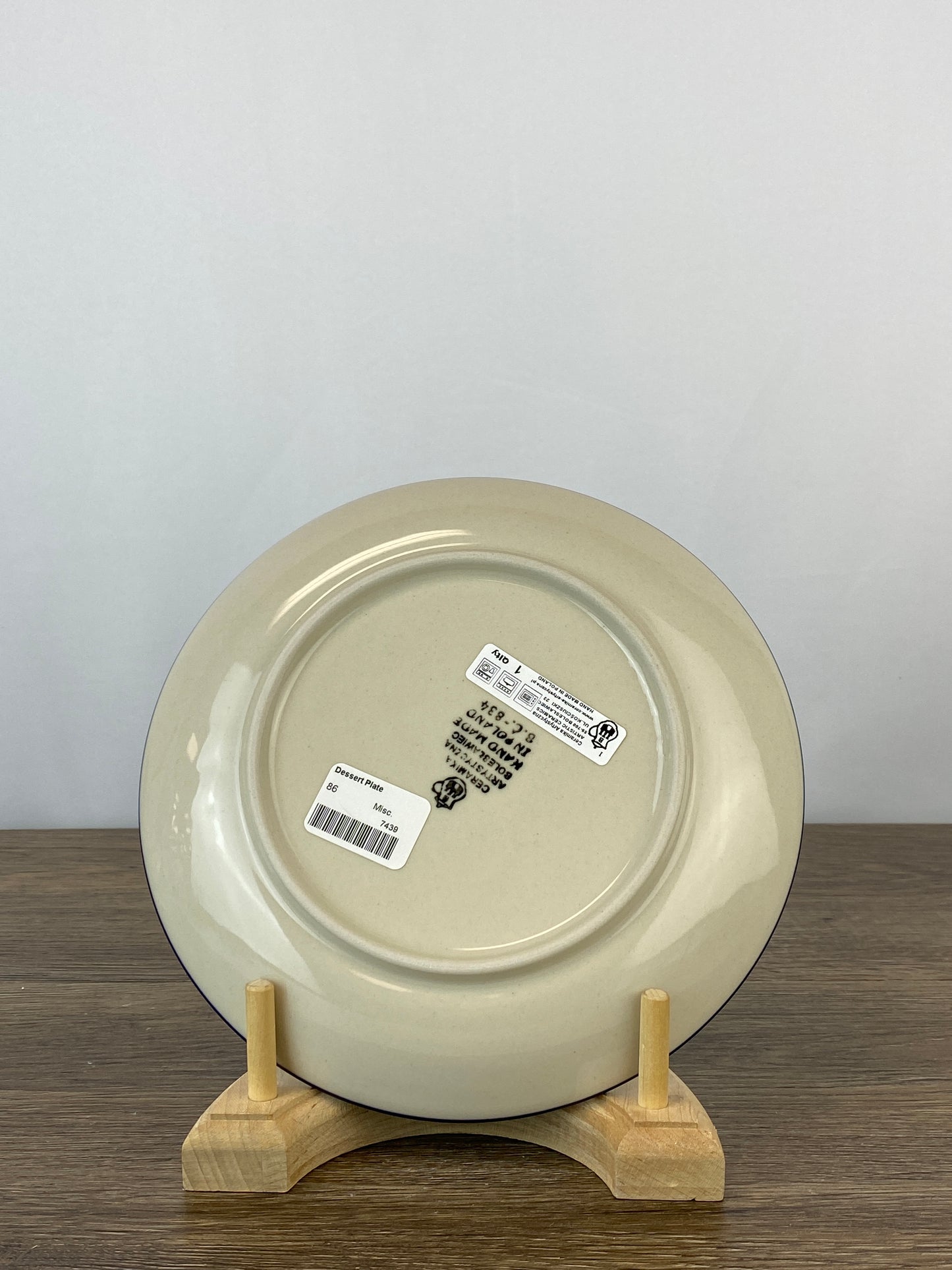 8” Dessert Plate - Shape 86 - Pattern 1917