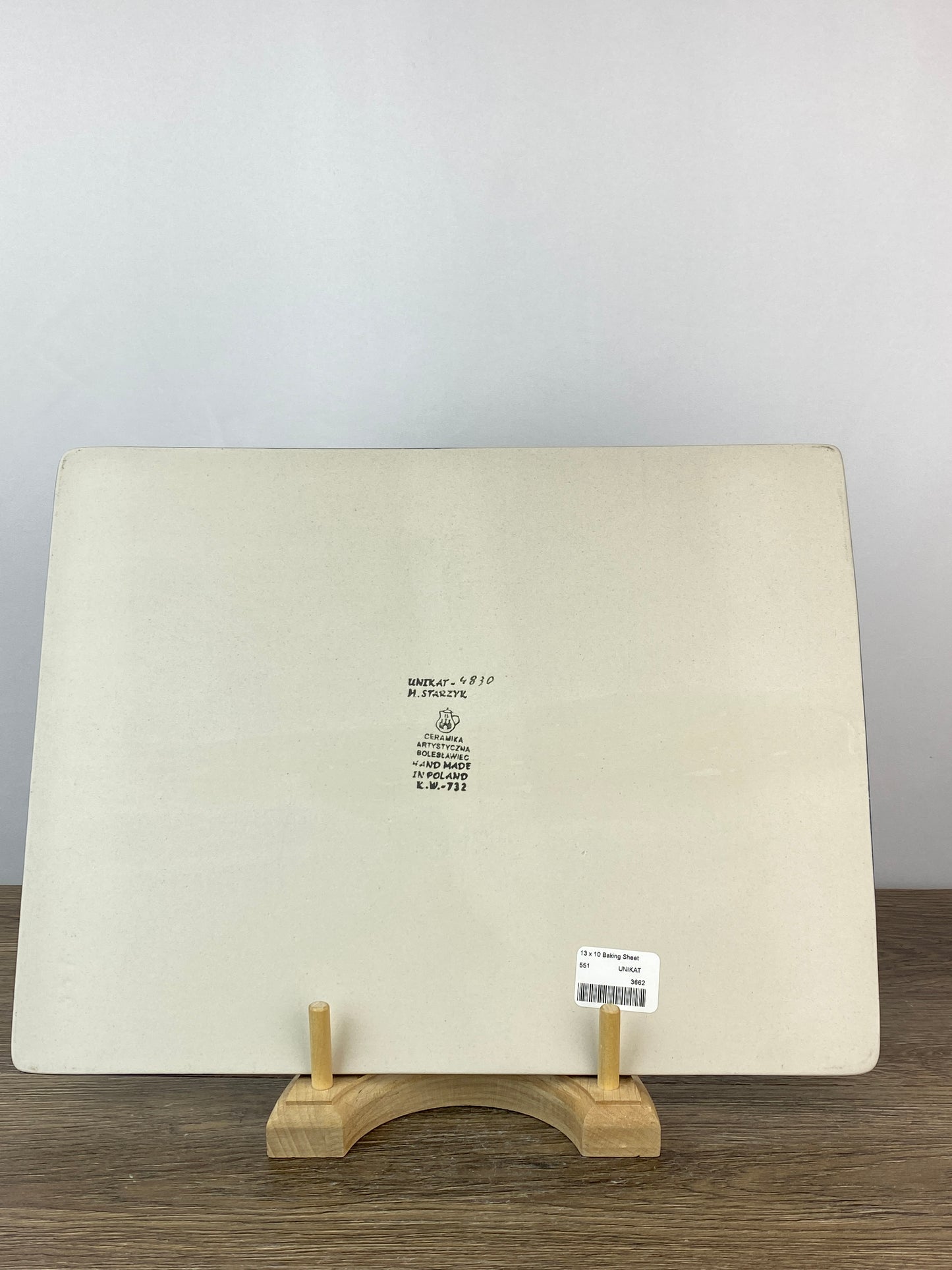 SALE Baking Sheet / Trivet - Shape 551 - Pattern U4830