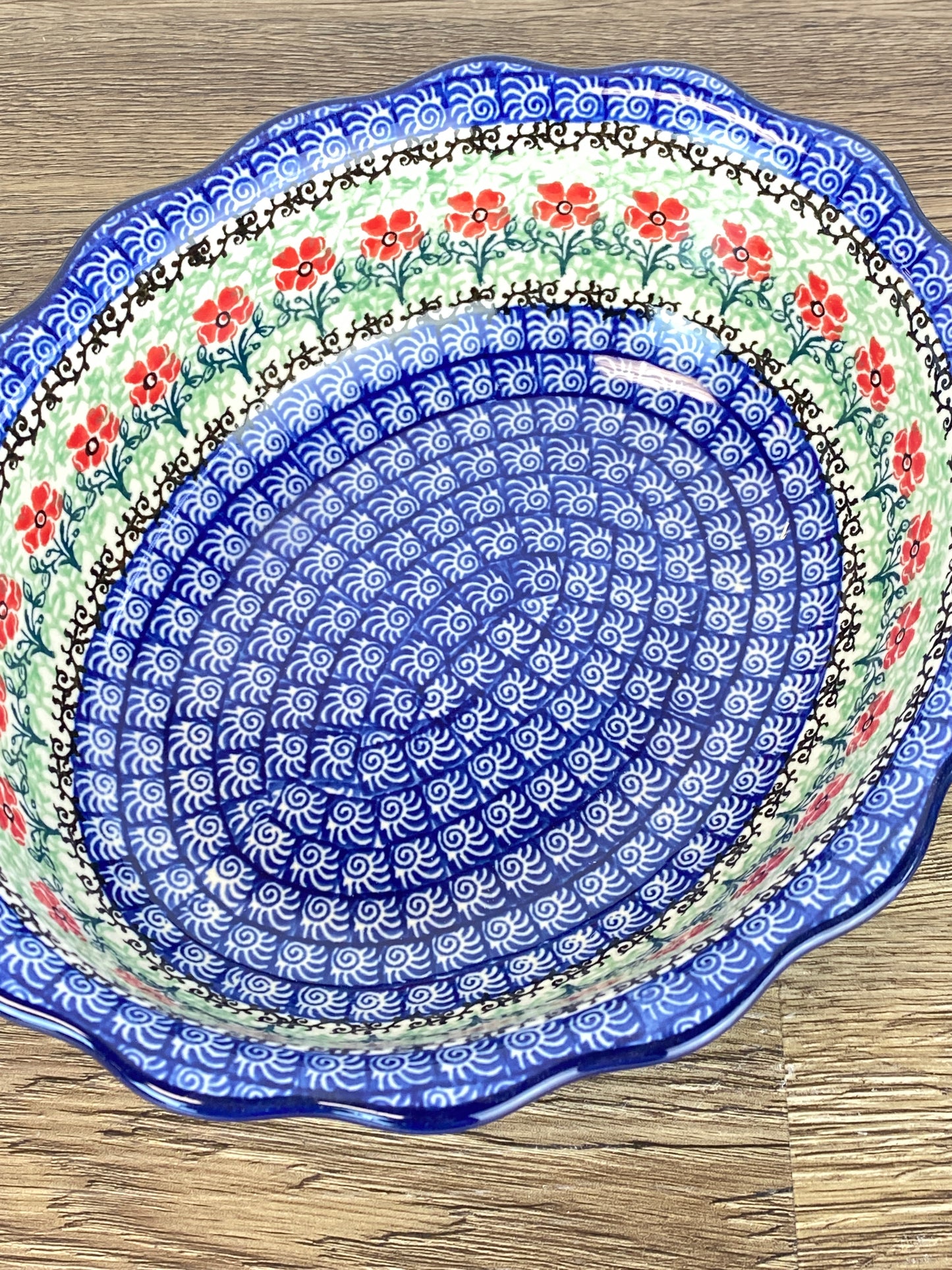 Scalloped Oval Bowl - Shape D78 - Pattern 1916