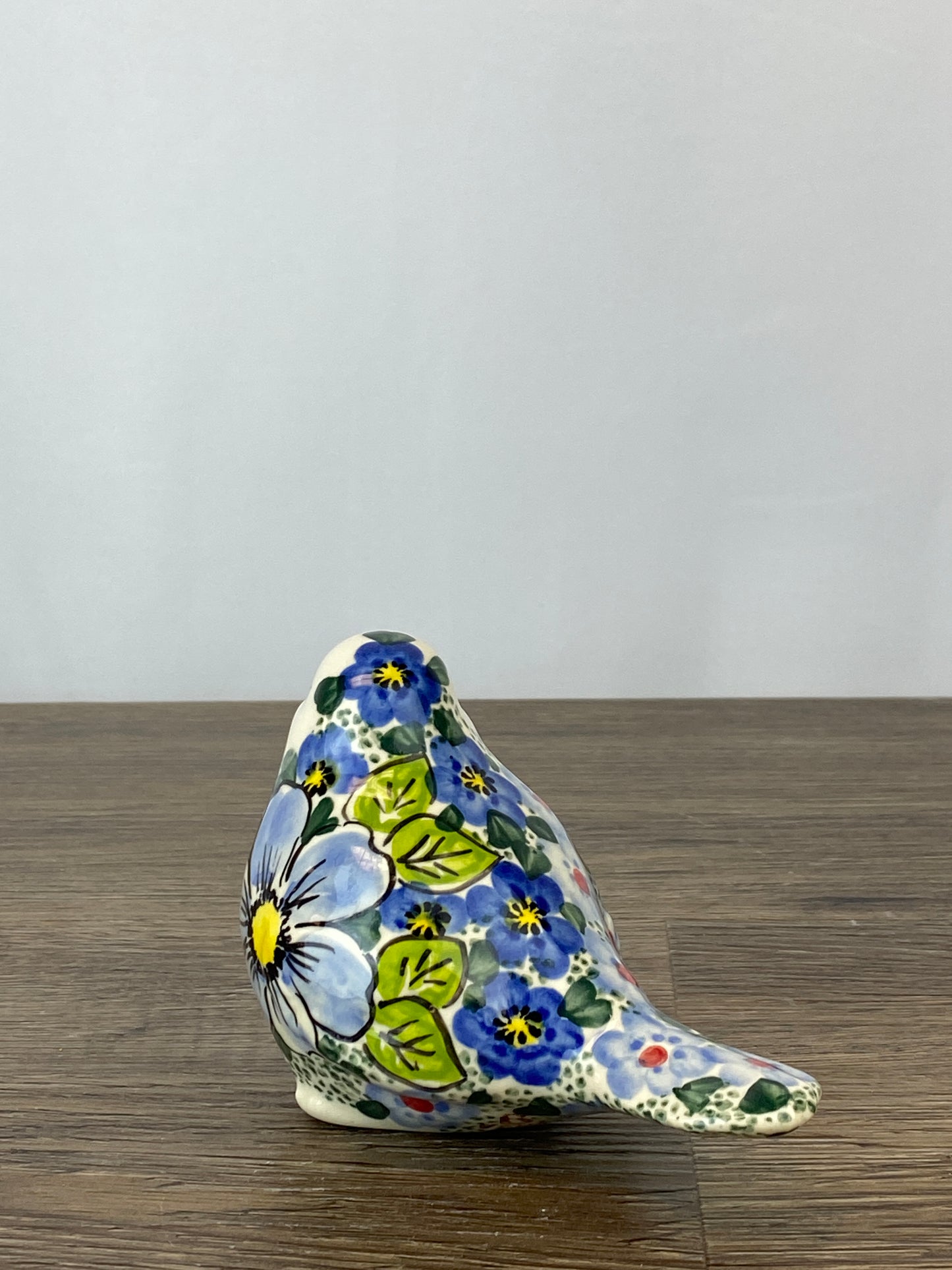 Vena Bird - Shape V518 - Pattern A524 Bold Blue Flowers