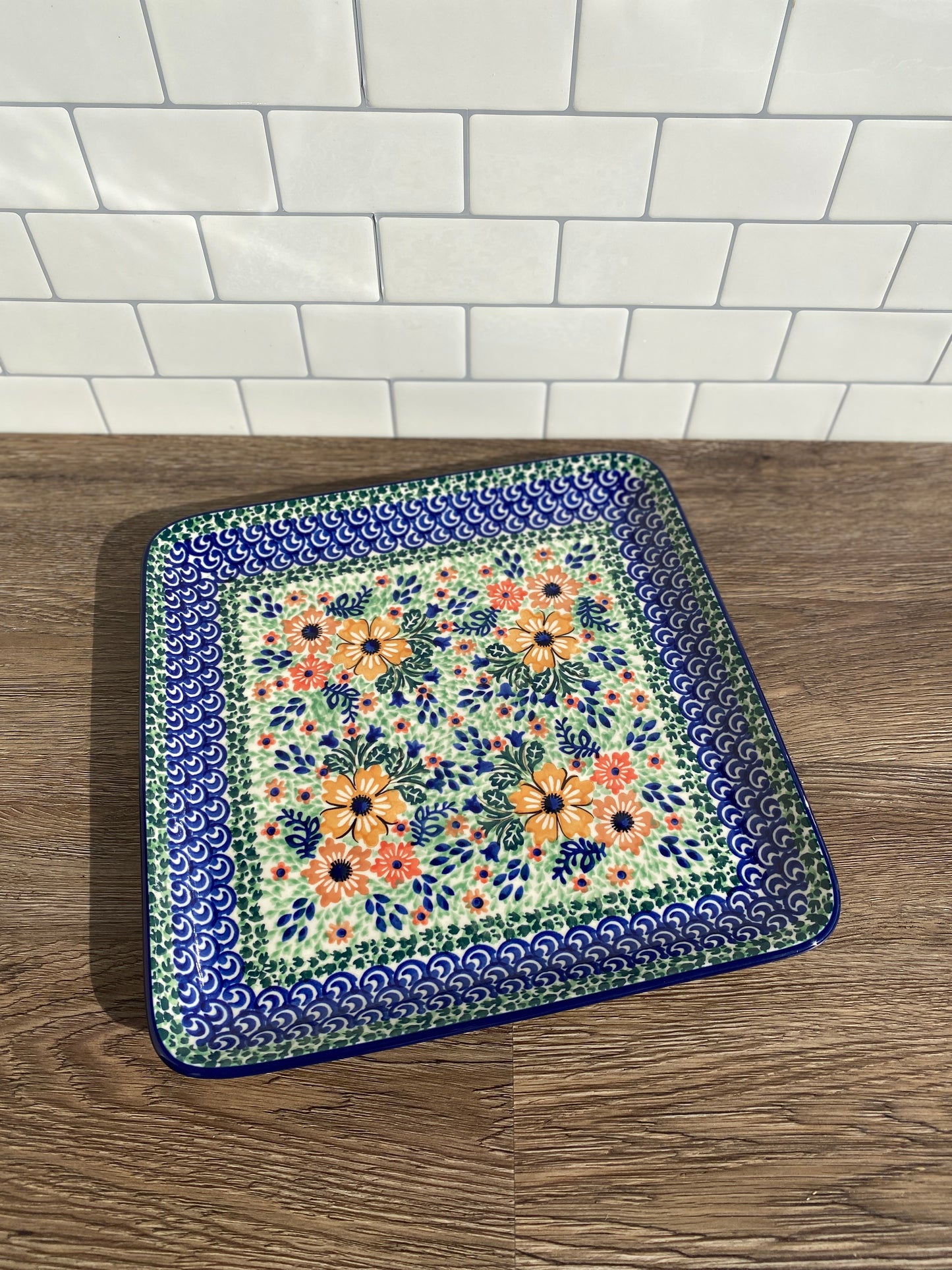 Square Unikat Platter - Shape 583 - Pattern U2002