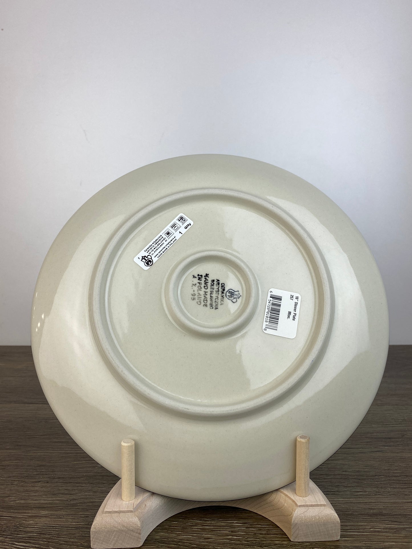 10" Dinner Plate - Shape 257 - Pattern 585