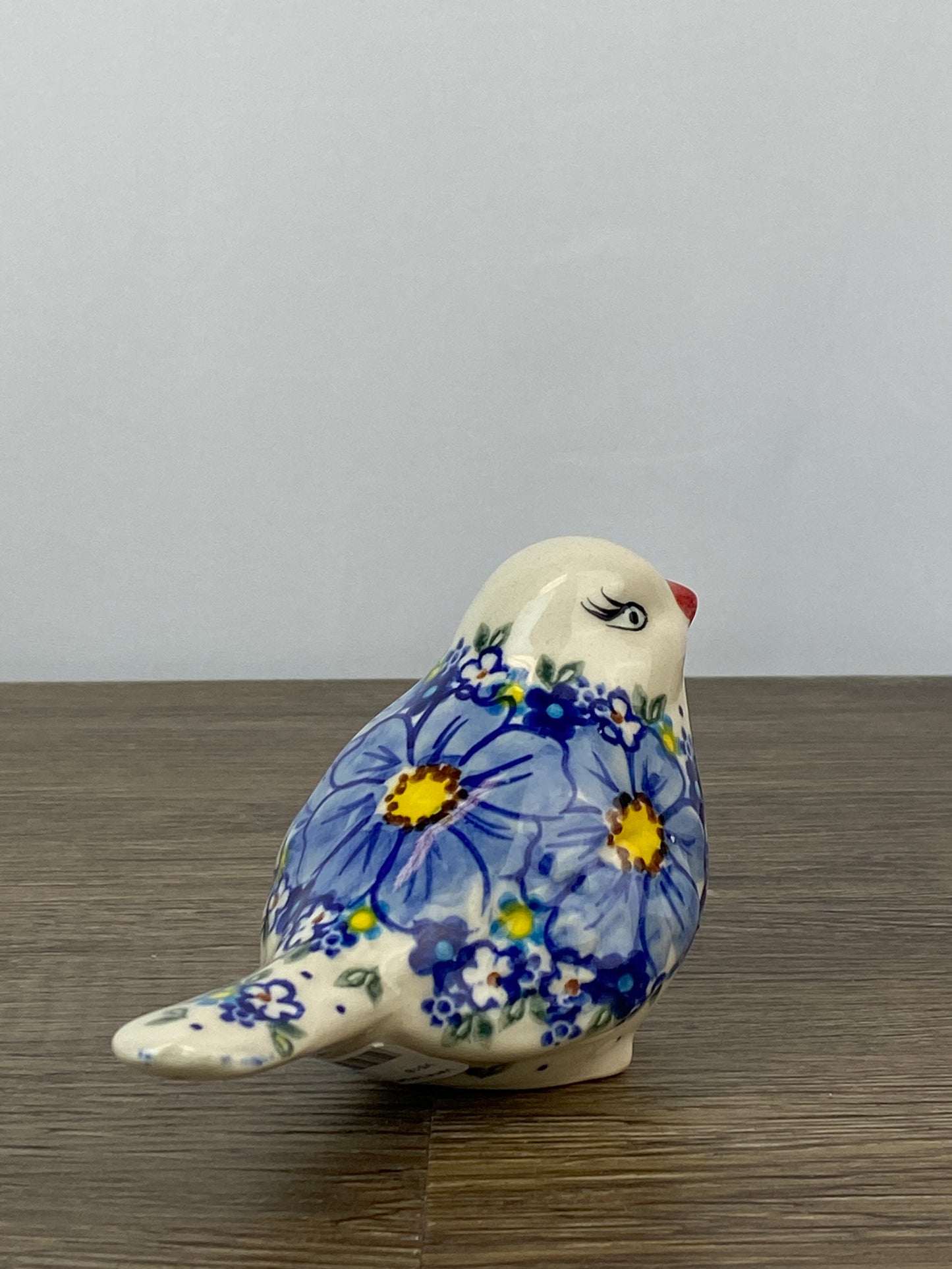 Vena Bird - Shape V518 - Pattern A116 Blue Flowers