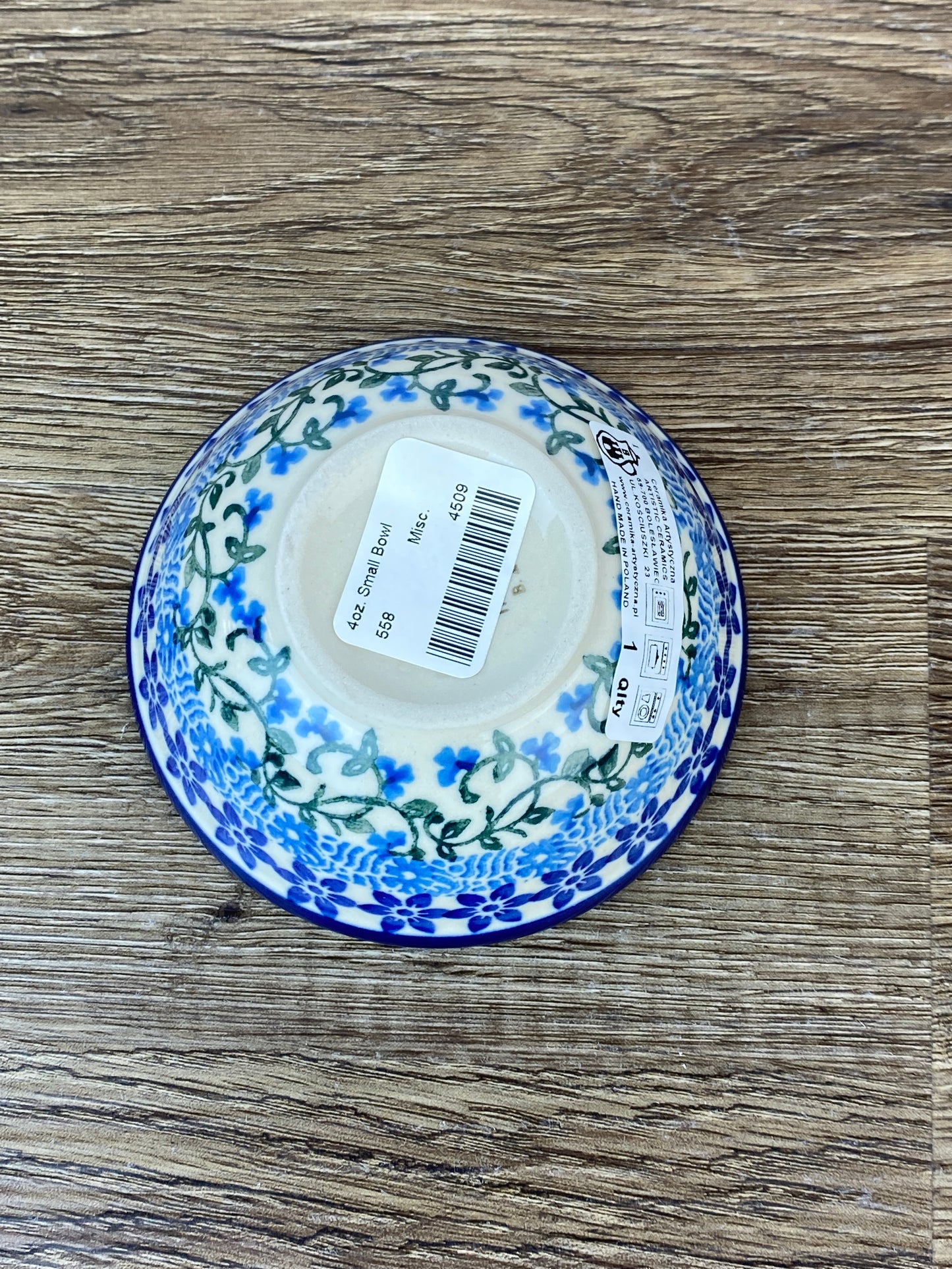 Small Bowl - Shape 558 - Pattern 1821