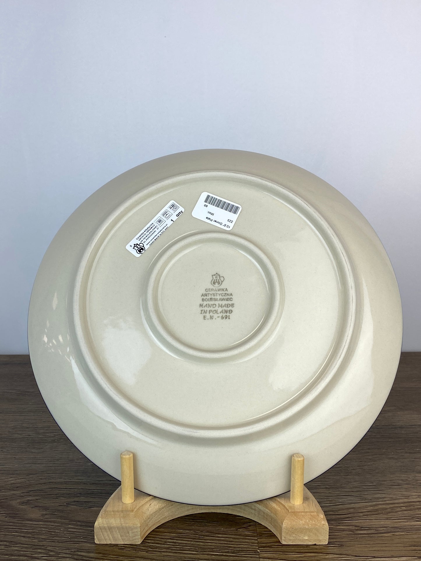 10.5" Dinner Plate - Shape 223 - Pattern 1284