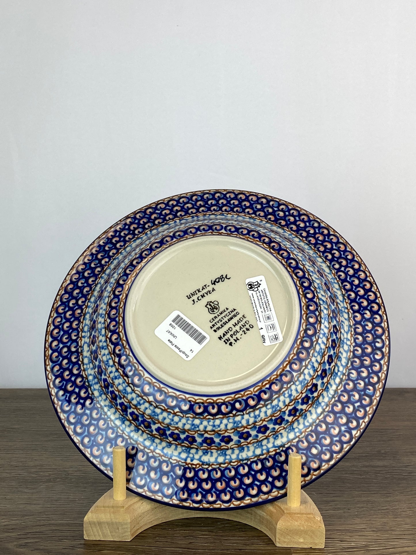 Unikat Soup / Pasta Plate - Shape 14 - Pattern U408C