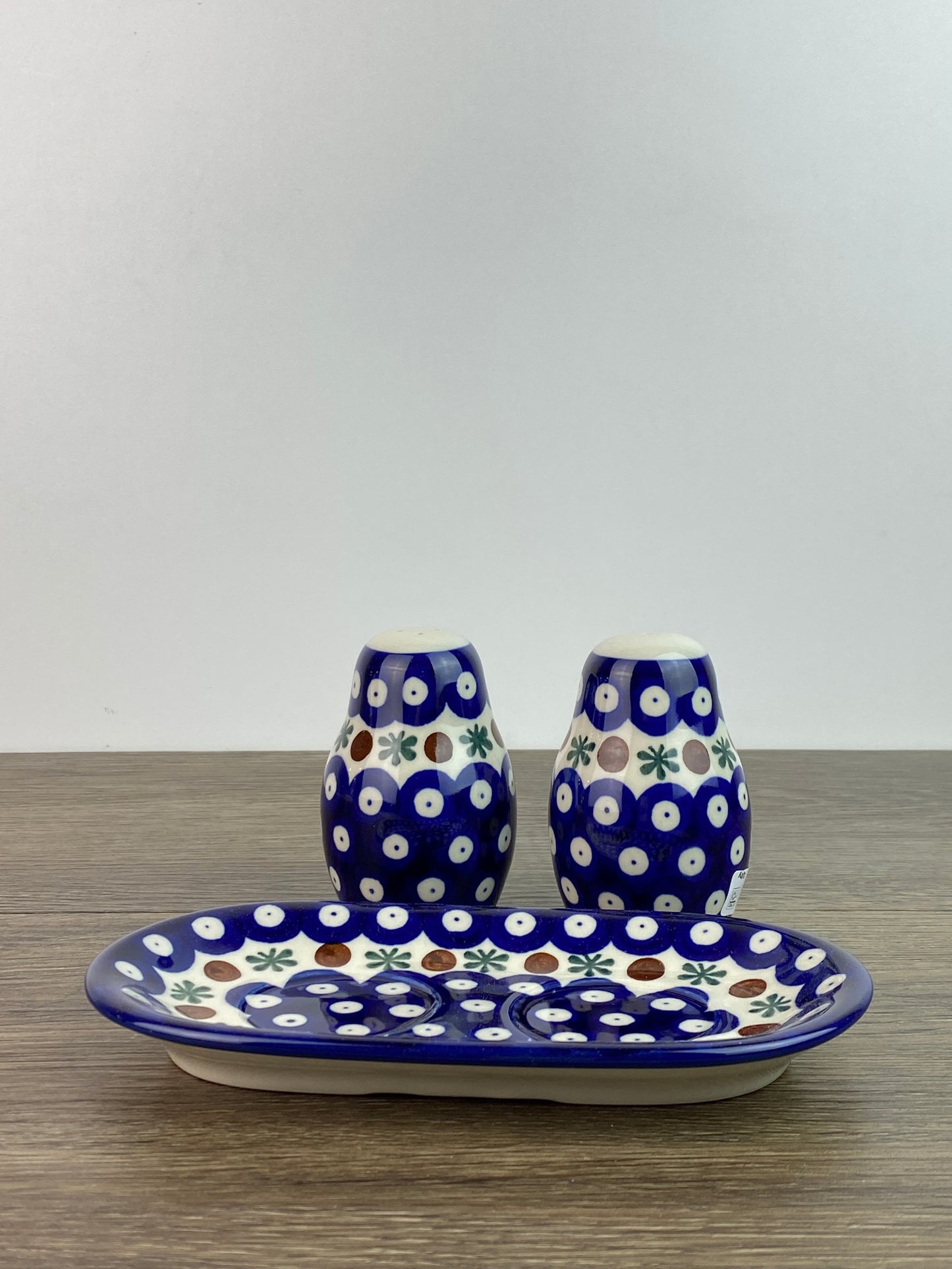 Salt and Pepper Set with Tray - Shape 131 - Pattern 70